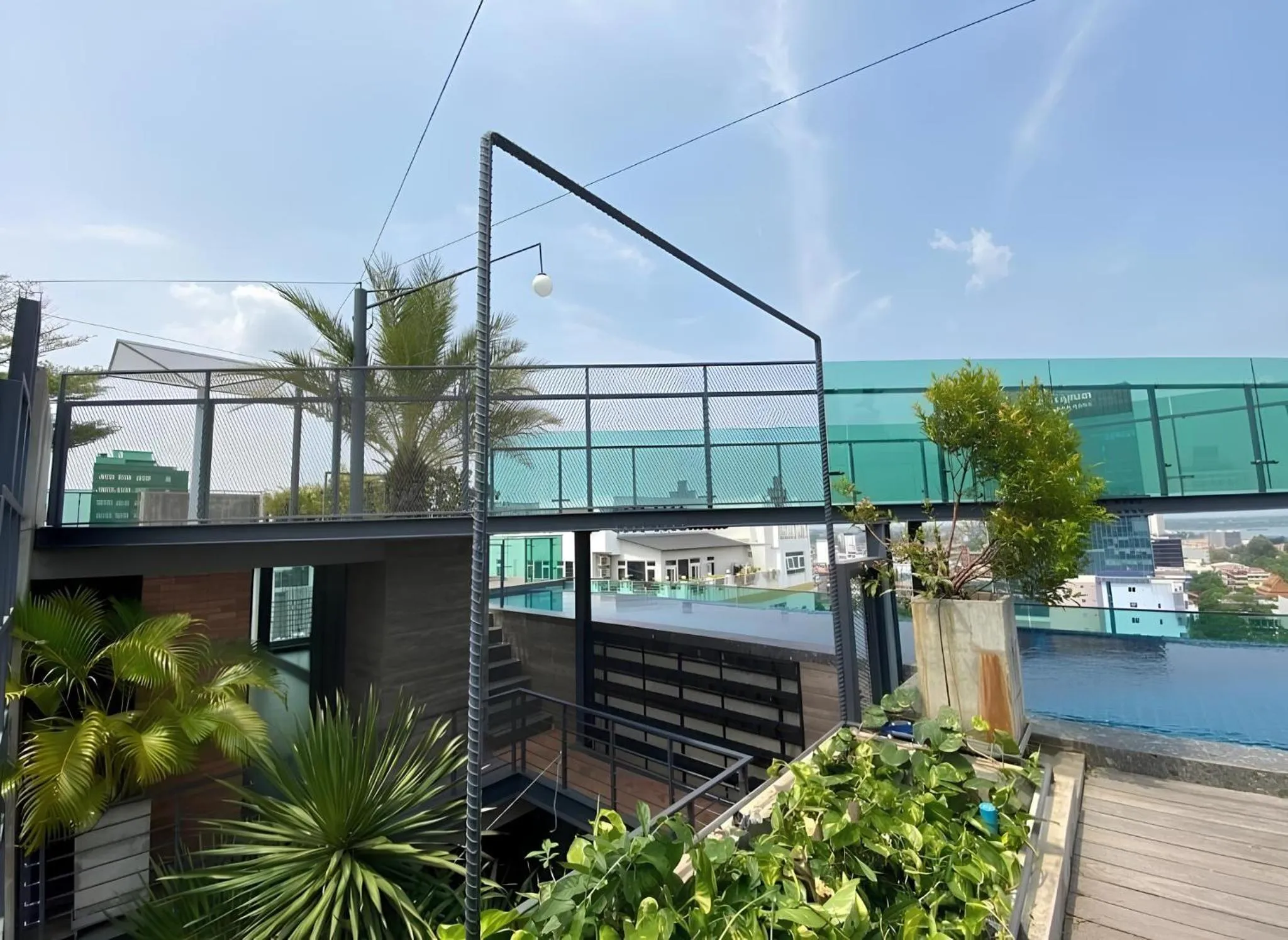 Pool view in CHECK inn Phnom Penh Royal Palace