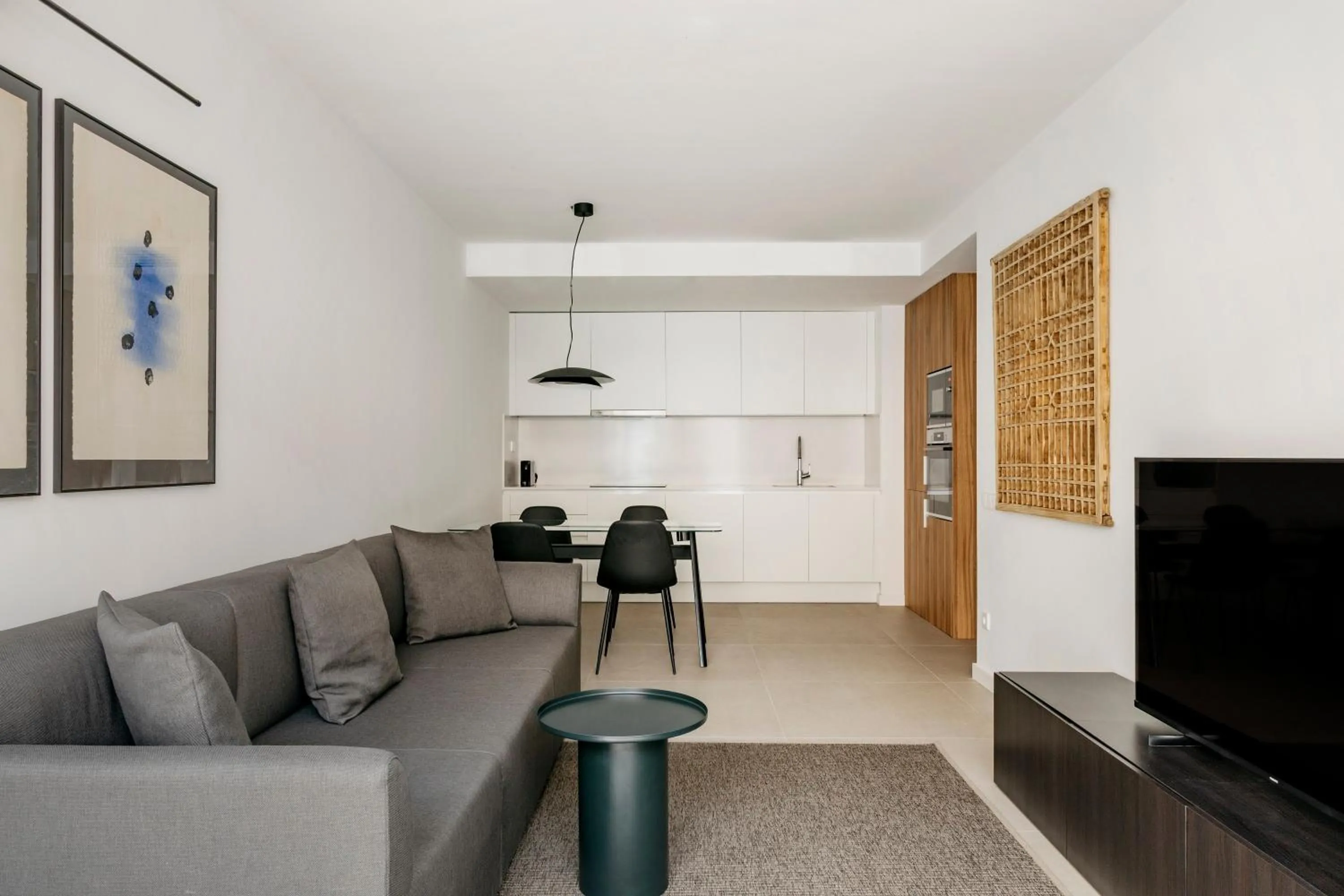 Living room in Europa Apartments