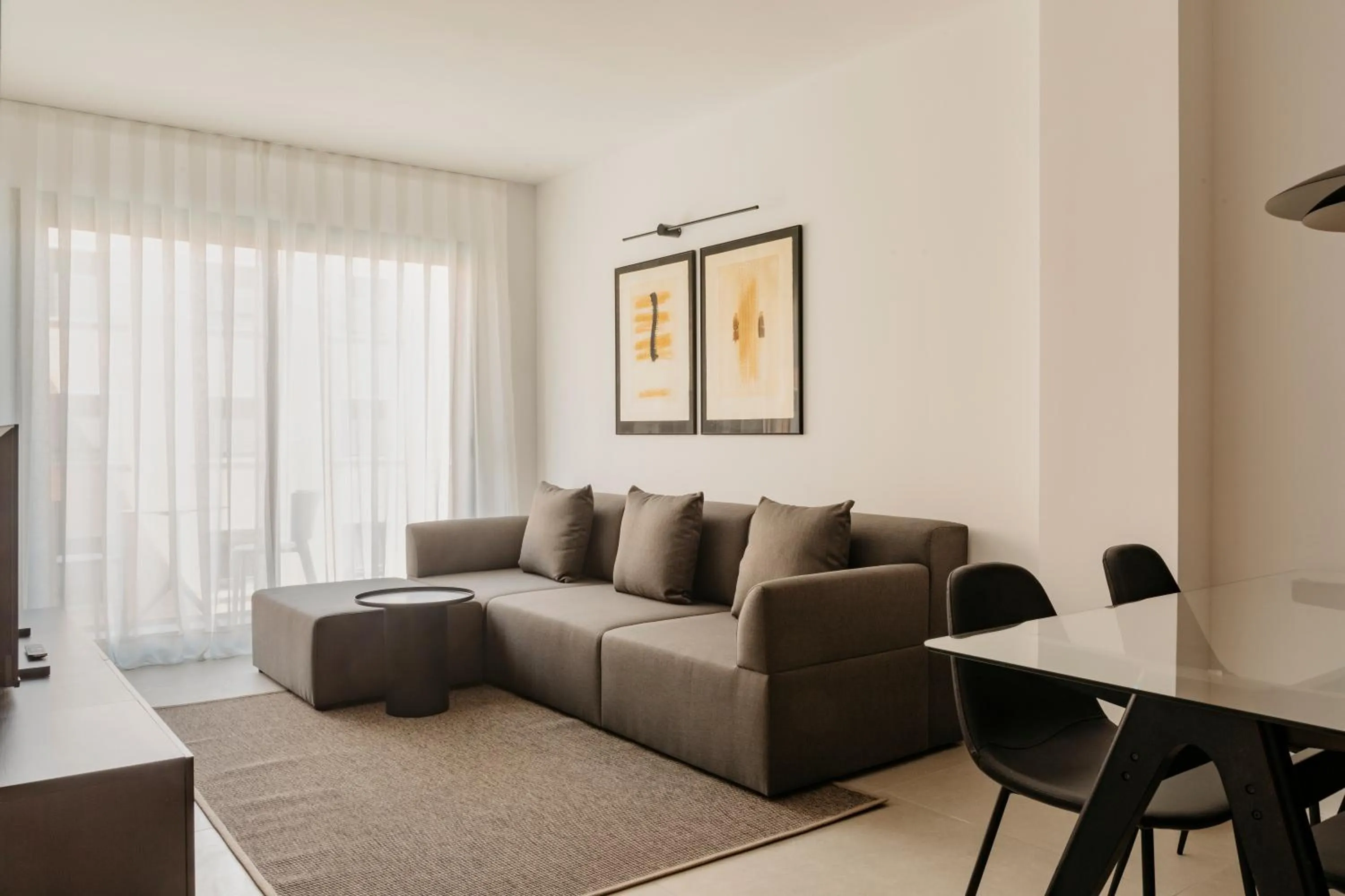 Living room in Europa Apartments