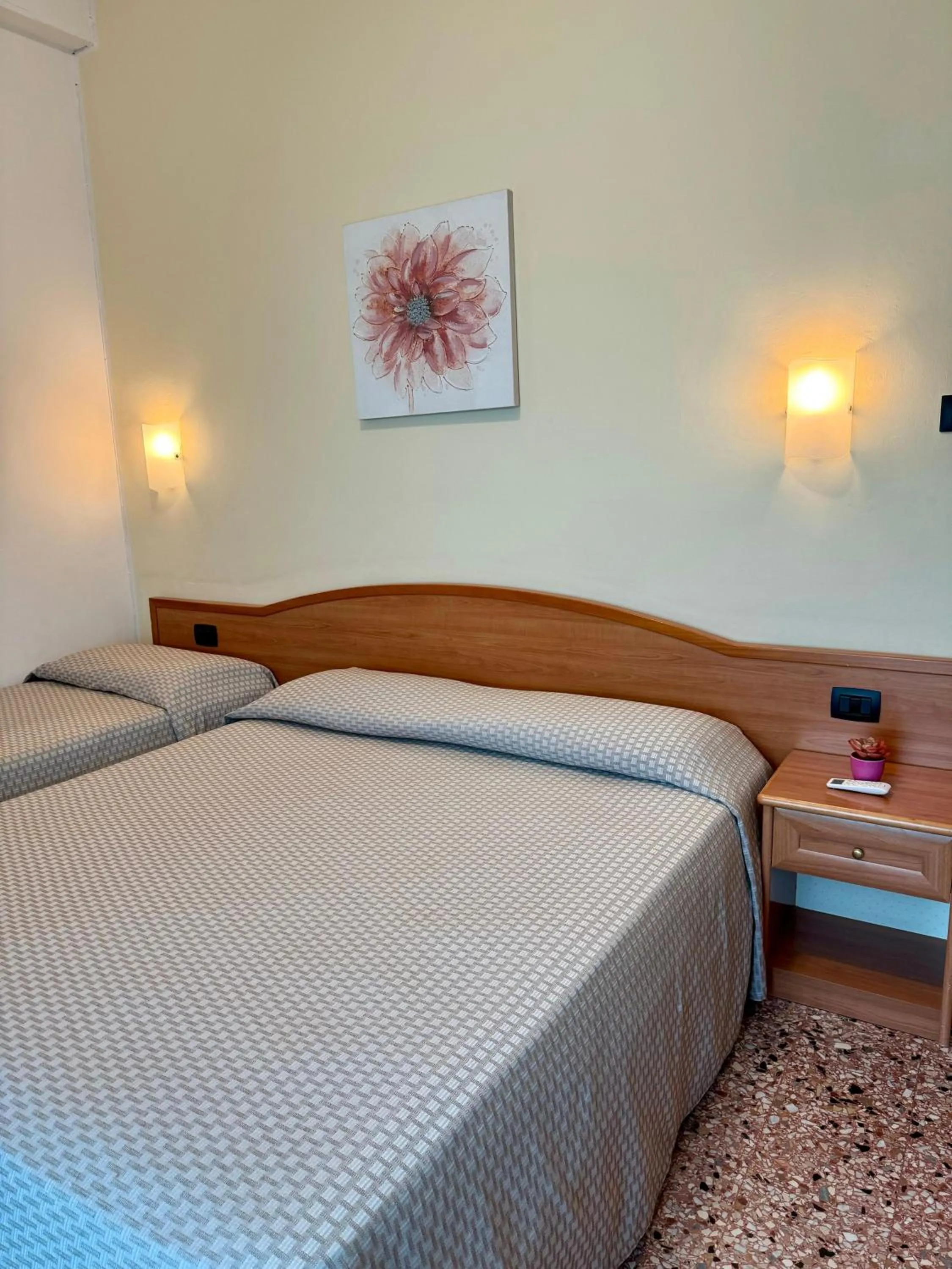 Bed in Hotel Valente