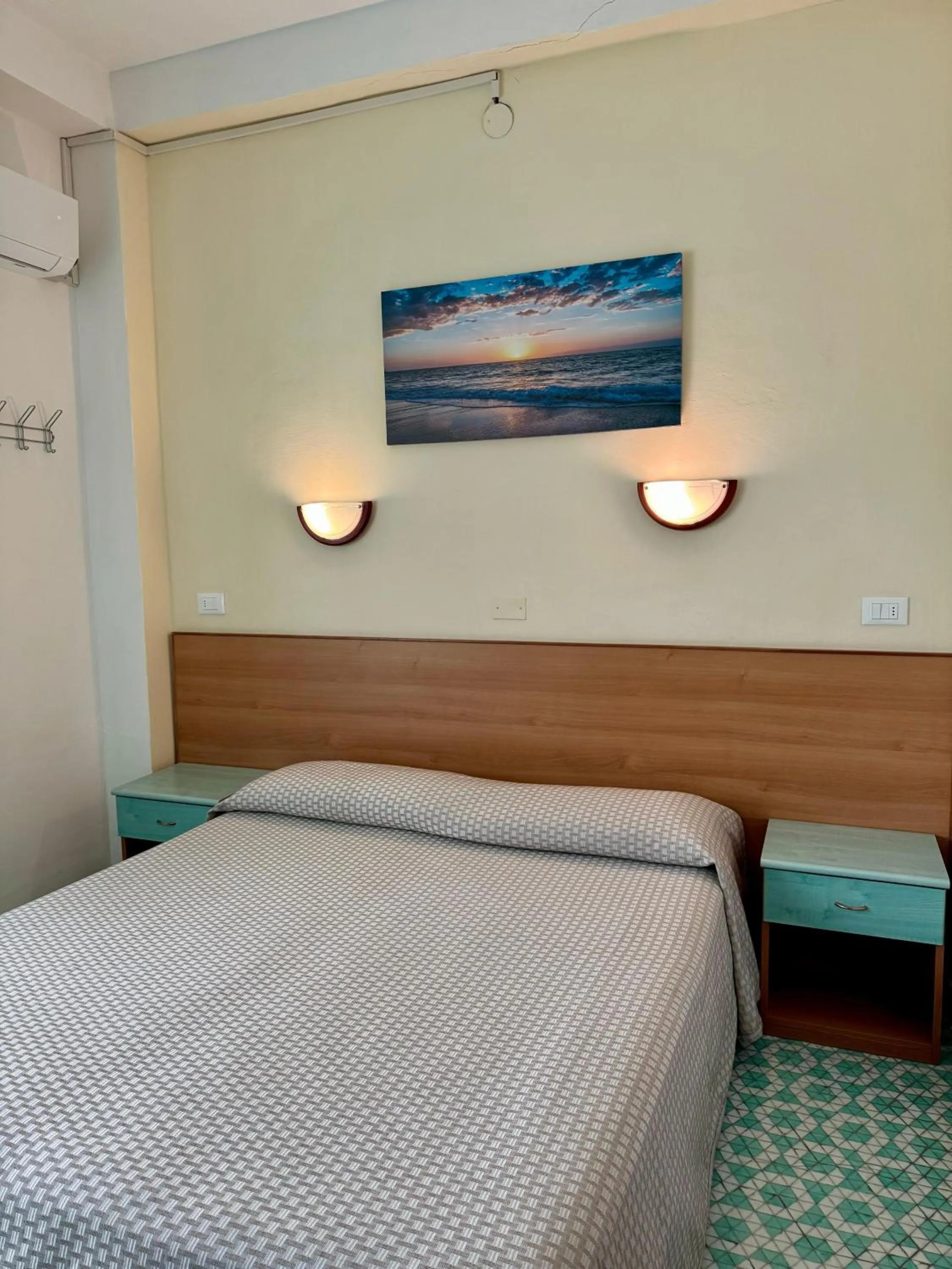 Bed in Hotel Valente