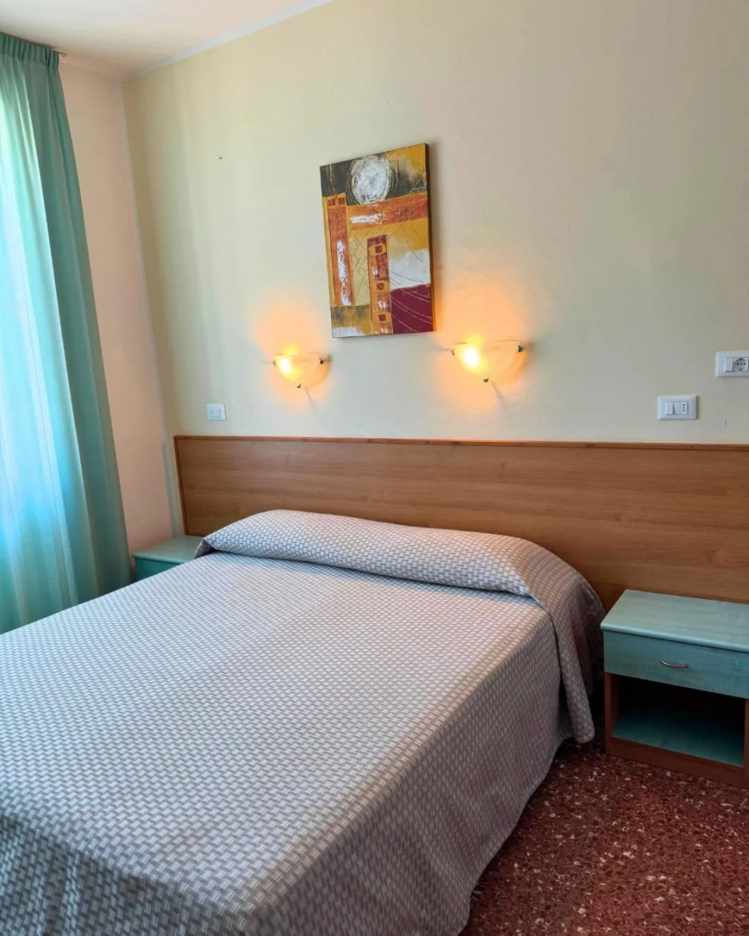 Bed in Hotel Valente