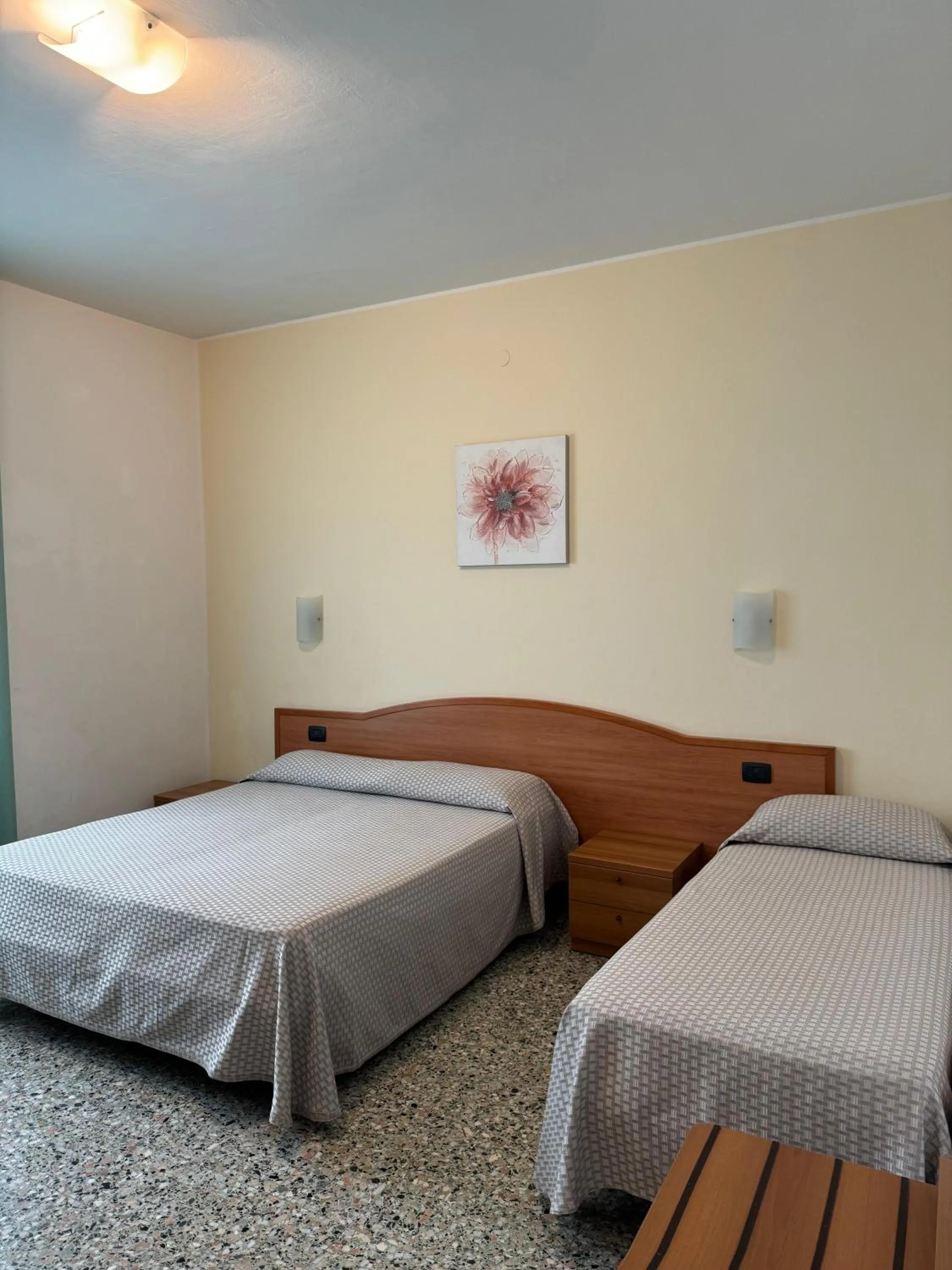 Bed in Hotel Valente