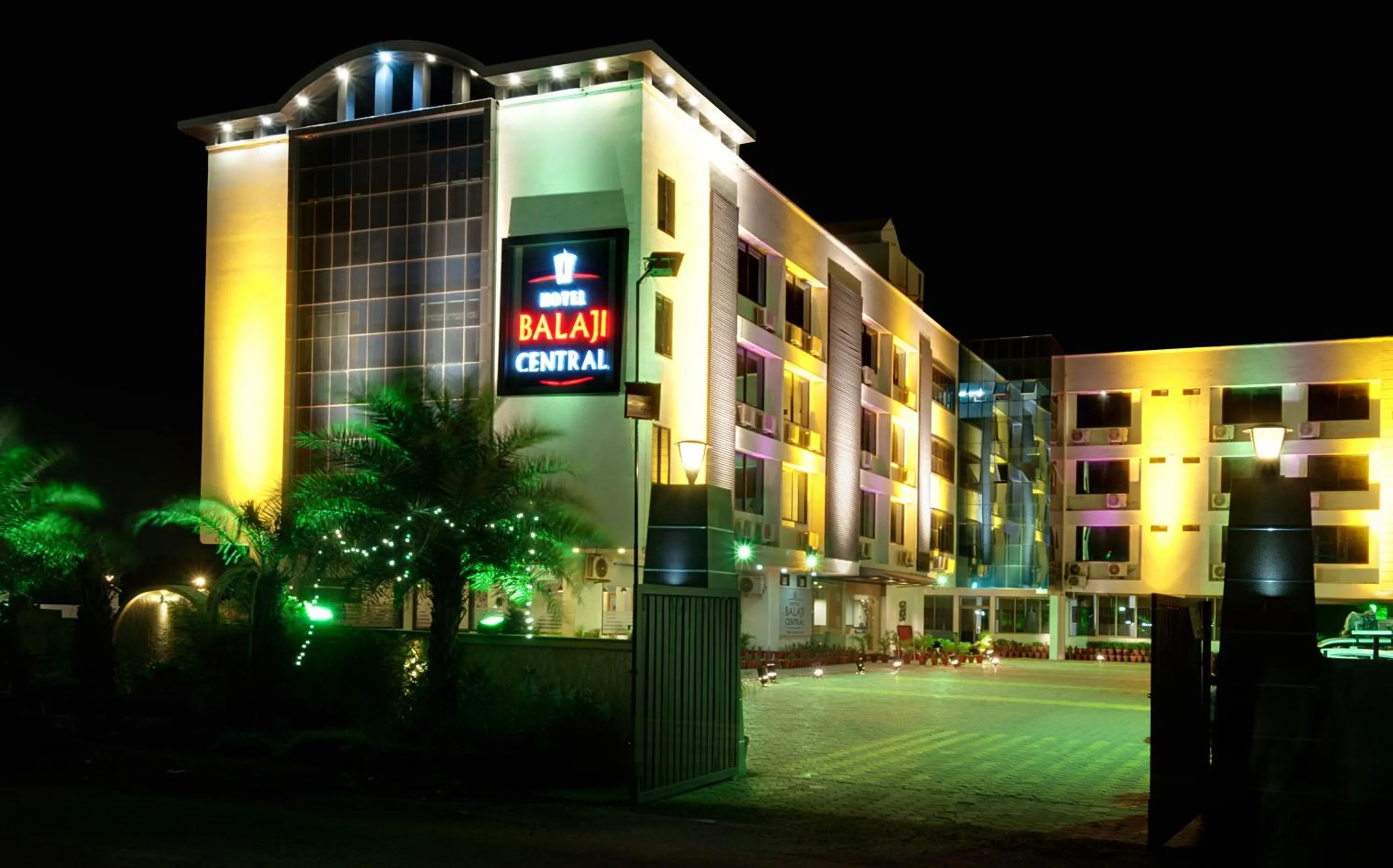 Night in Hotel Balaji Central