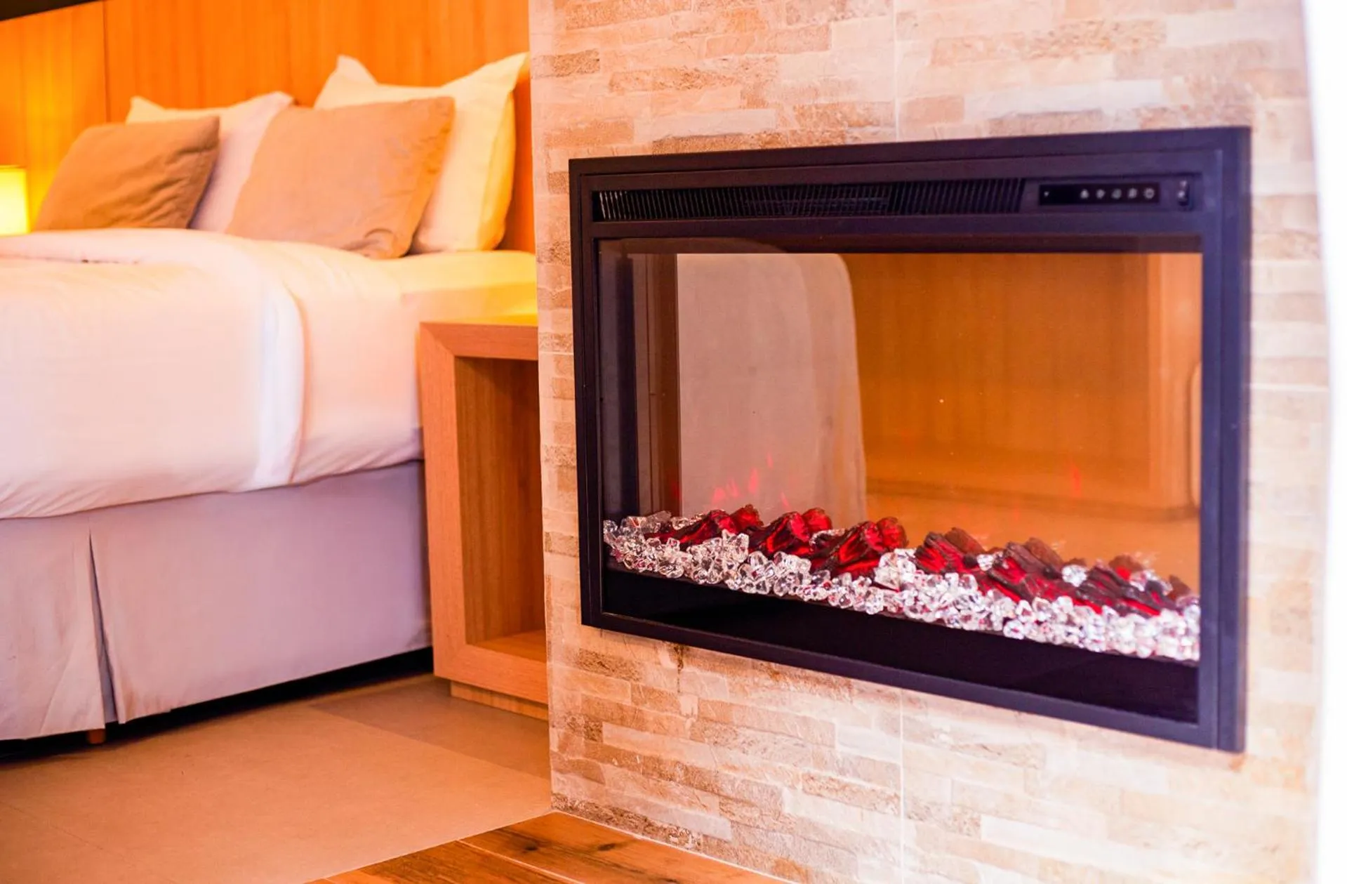 Bed in Hotel Boutique Vinícola Araucária by Slaviero Hotéis