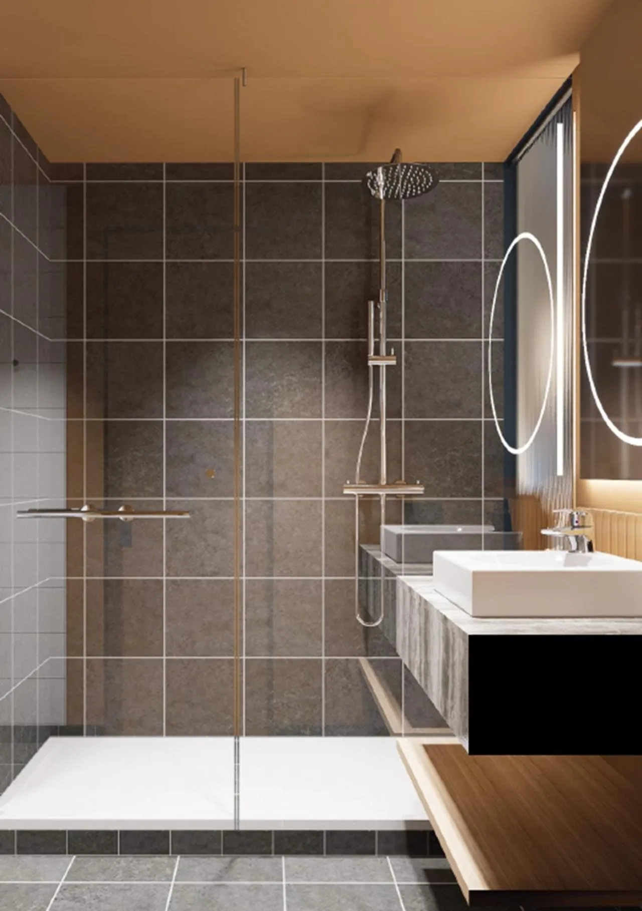 Shower in Mercure Hotel Den Haag Central