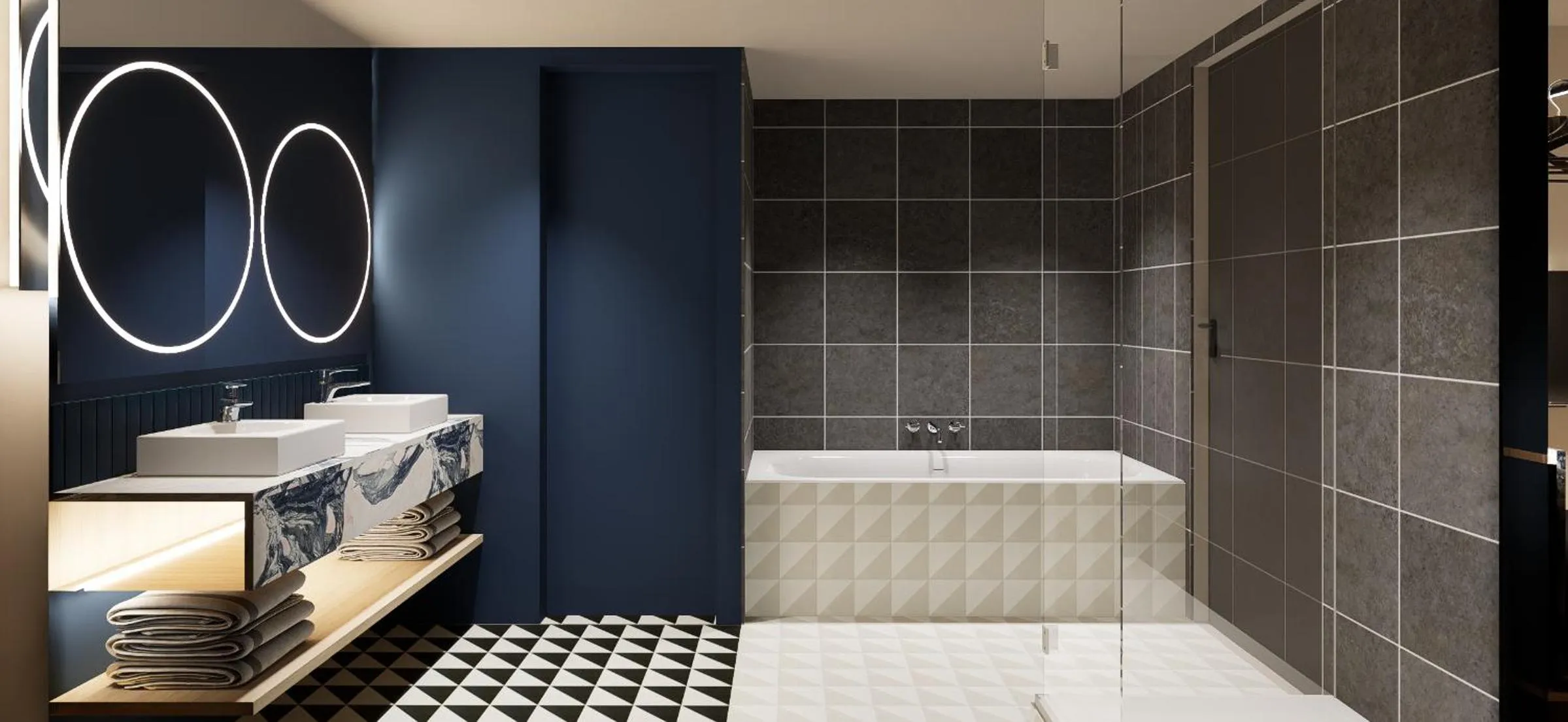 Shower in Mercure Hotel Den Haag Central