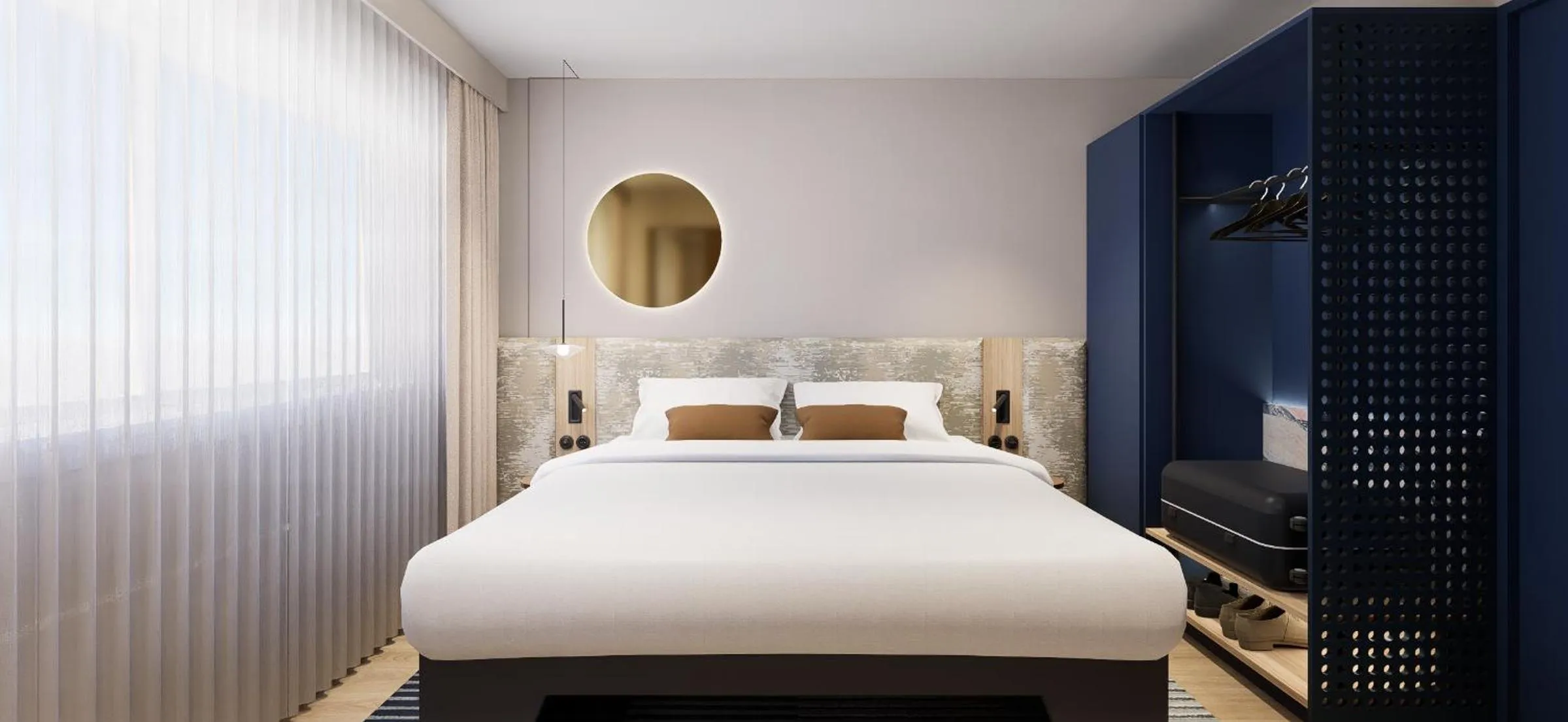 Bed in Mercure Hotel Den Haag Central