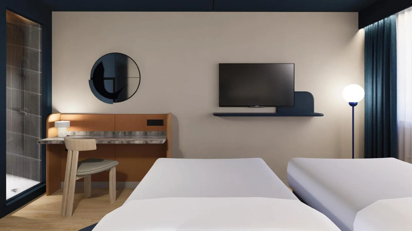 Bed in Mercure Hotel Den Haag Central