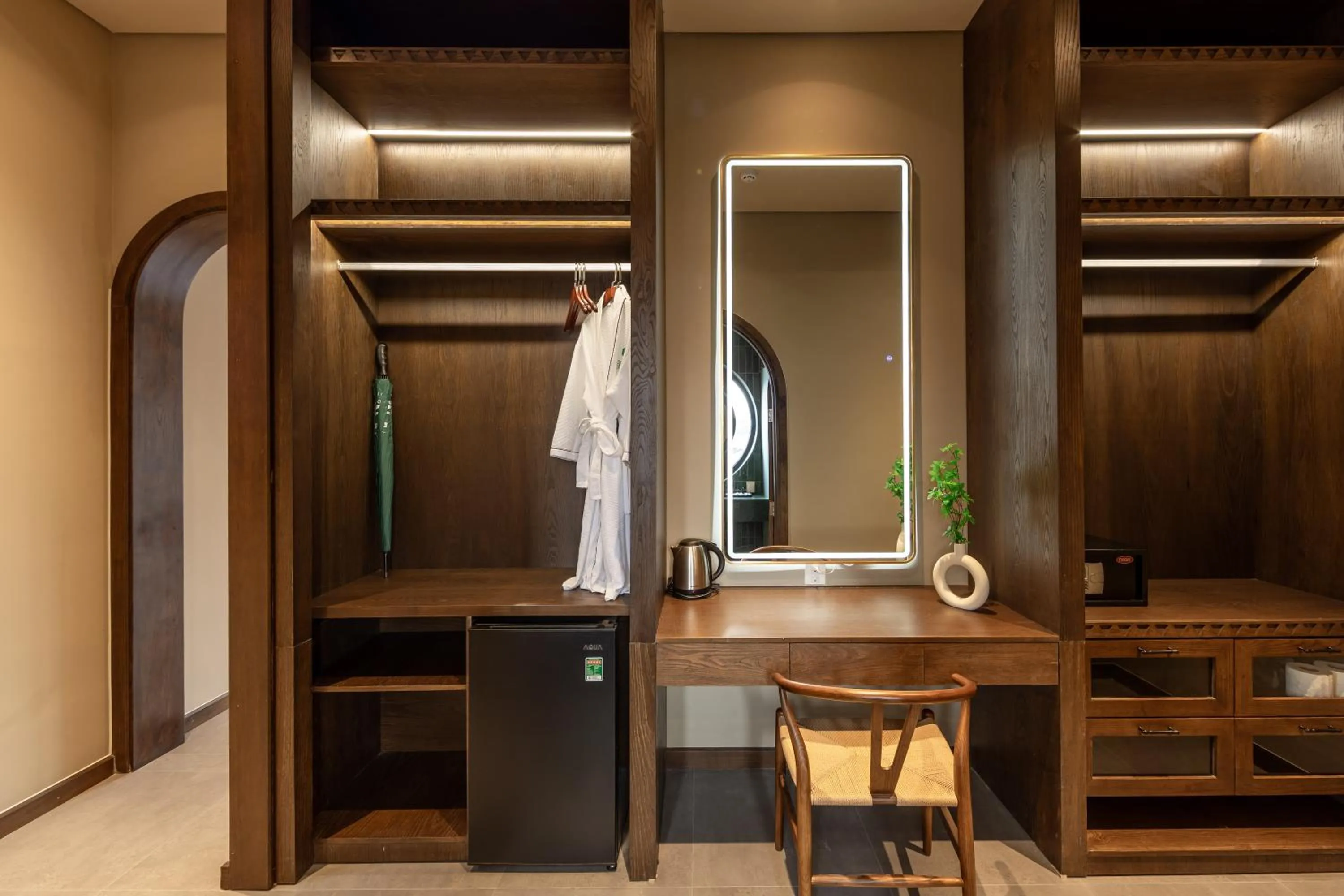 wardrobe in Emerald Garden Retreat