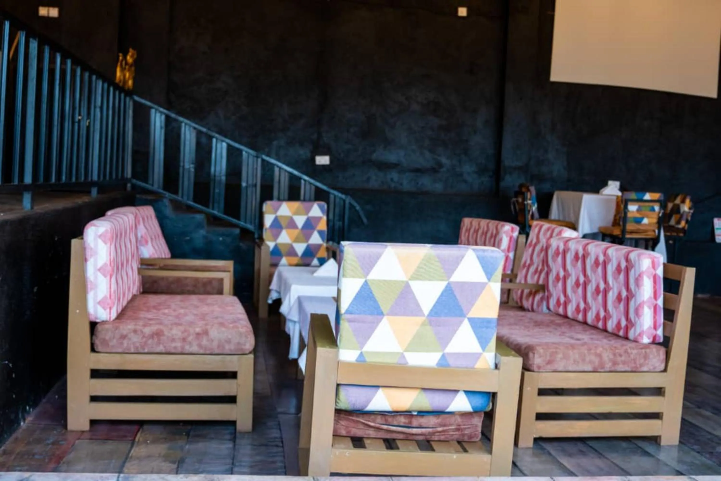 Seating area in Amariah Villa