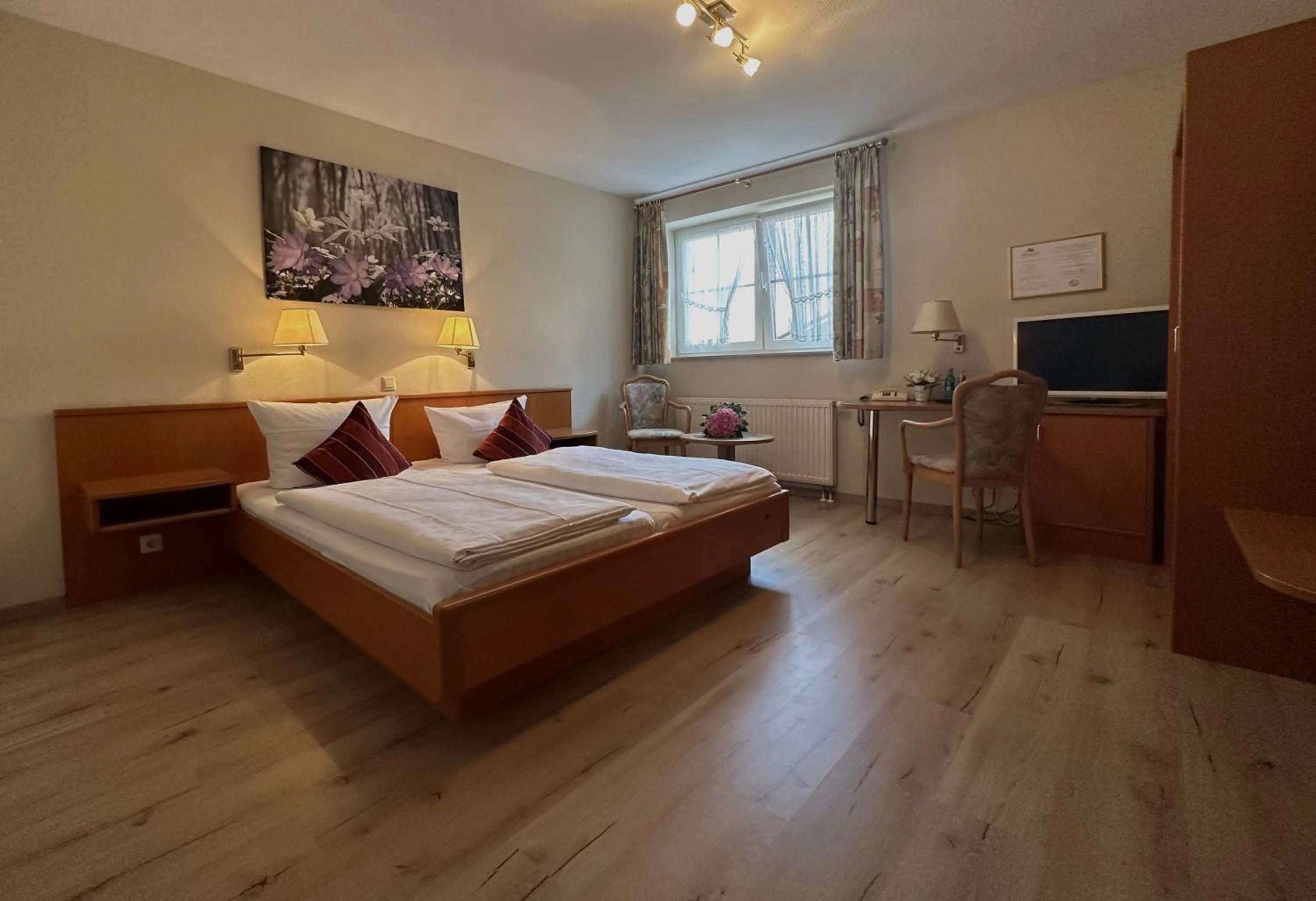 Bed in Landhotel Vessens Hoff