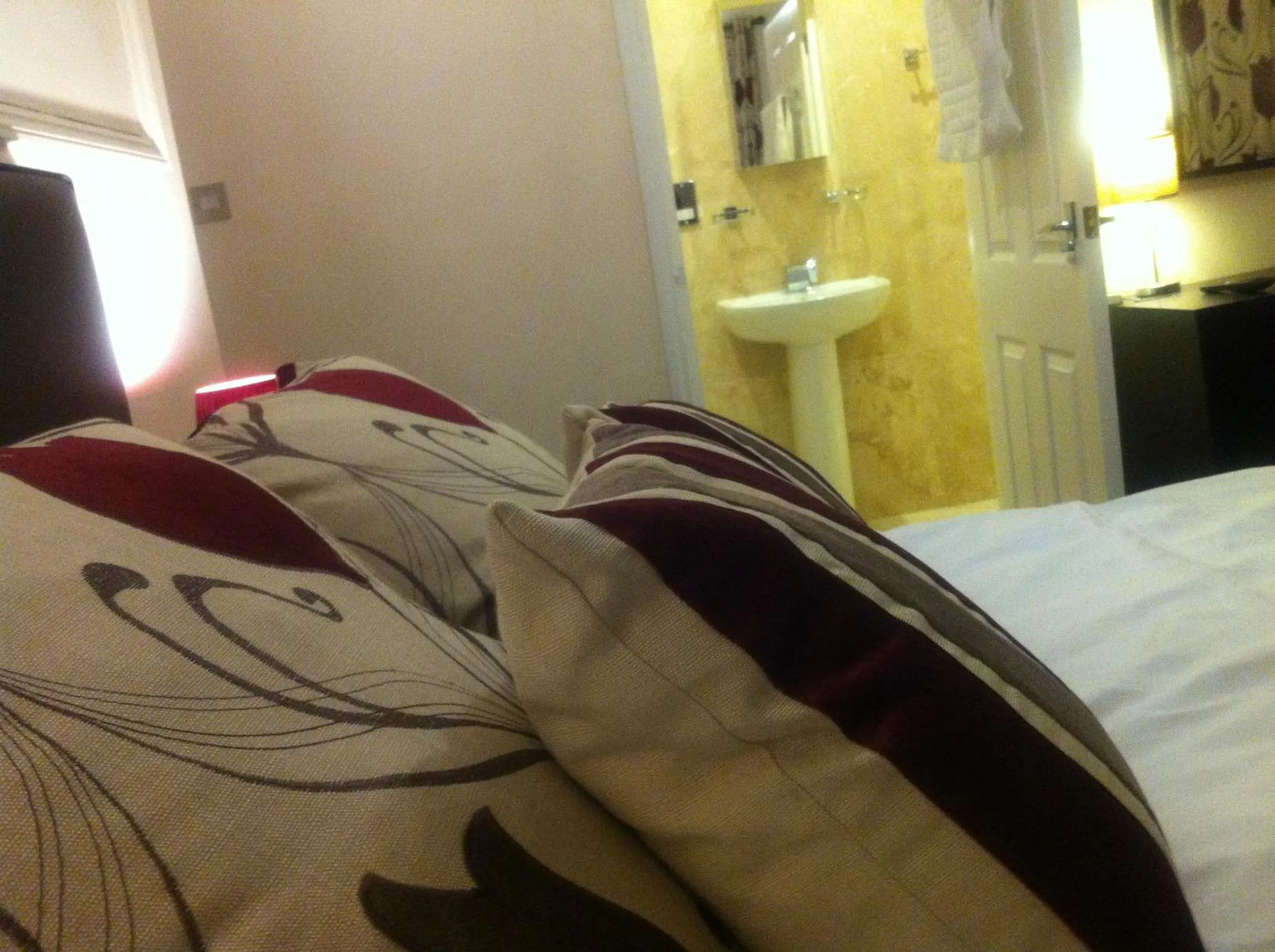 Bathroom, Bed in Bridge Hotel Brandon