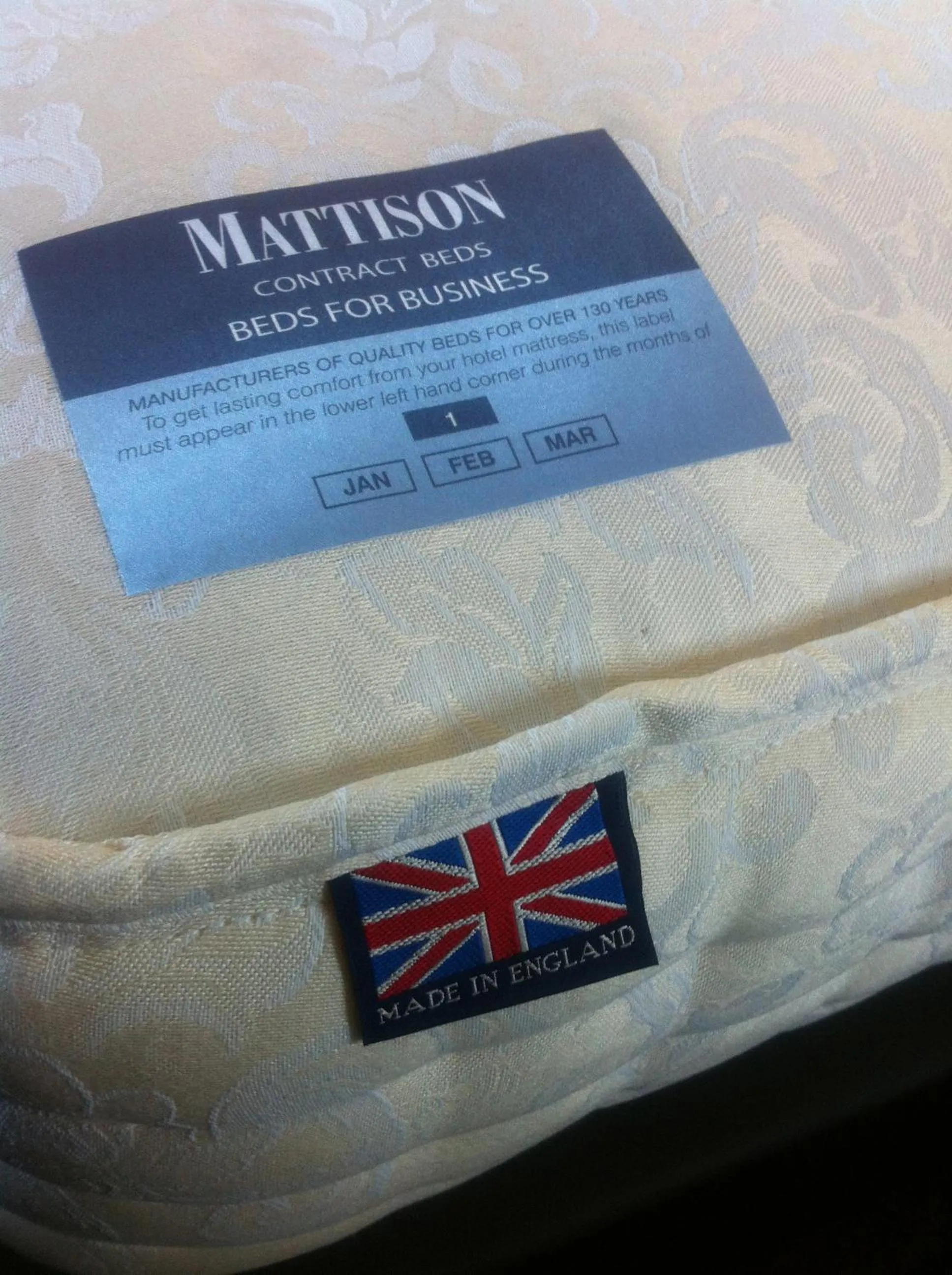 Bed in Bridge Hotel Brandon