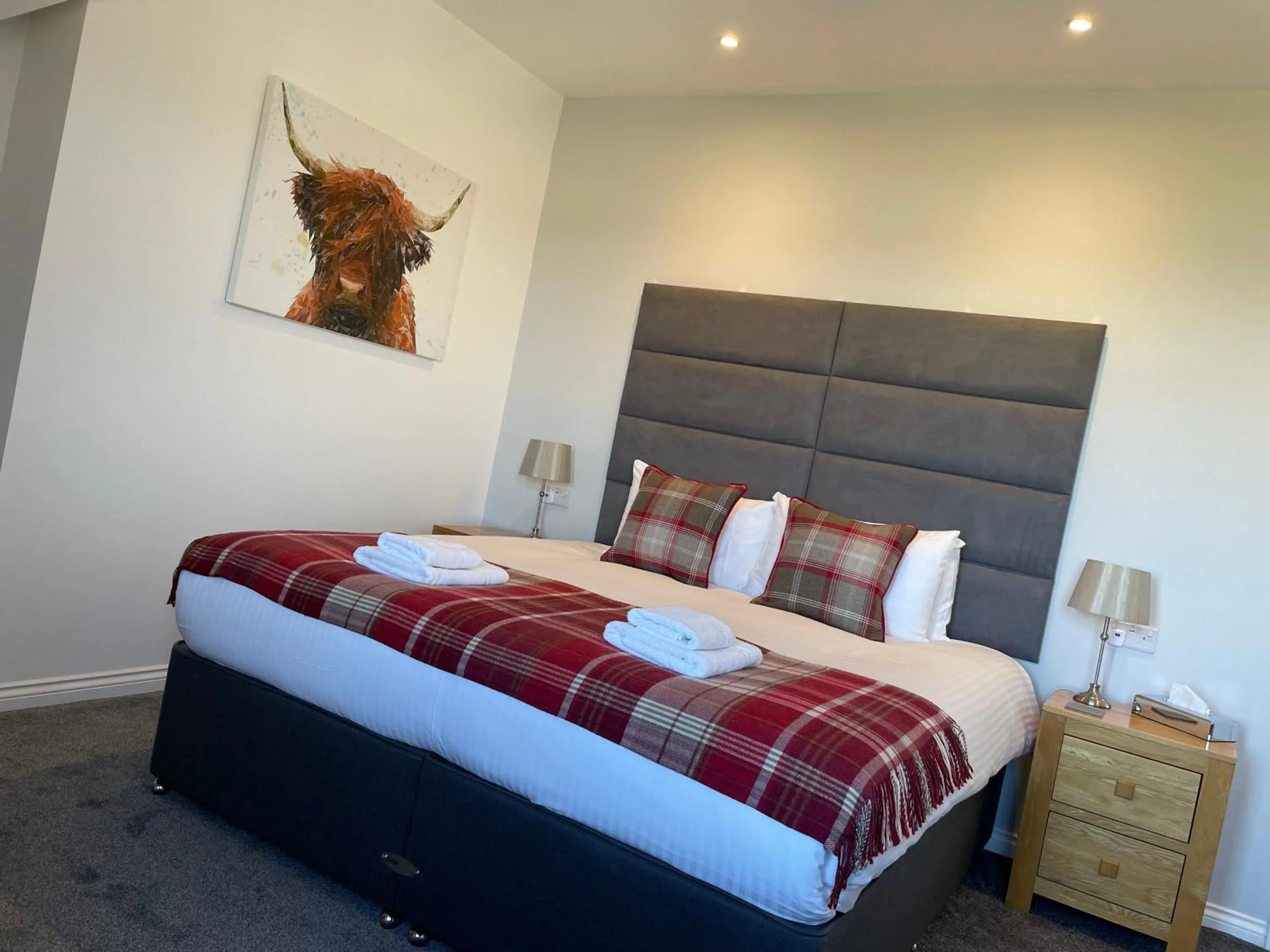 Coffee/tea facilities, Bed in Bettyhill Hotel