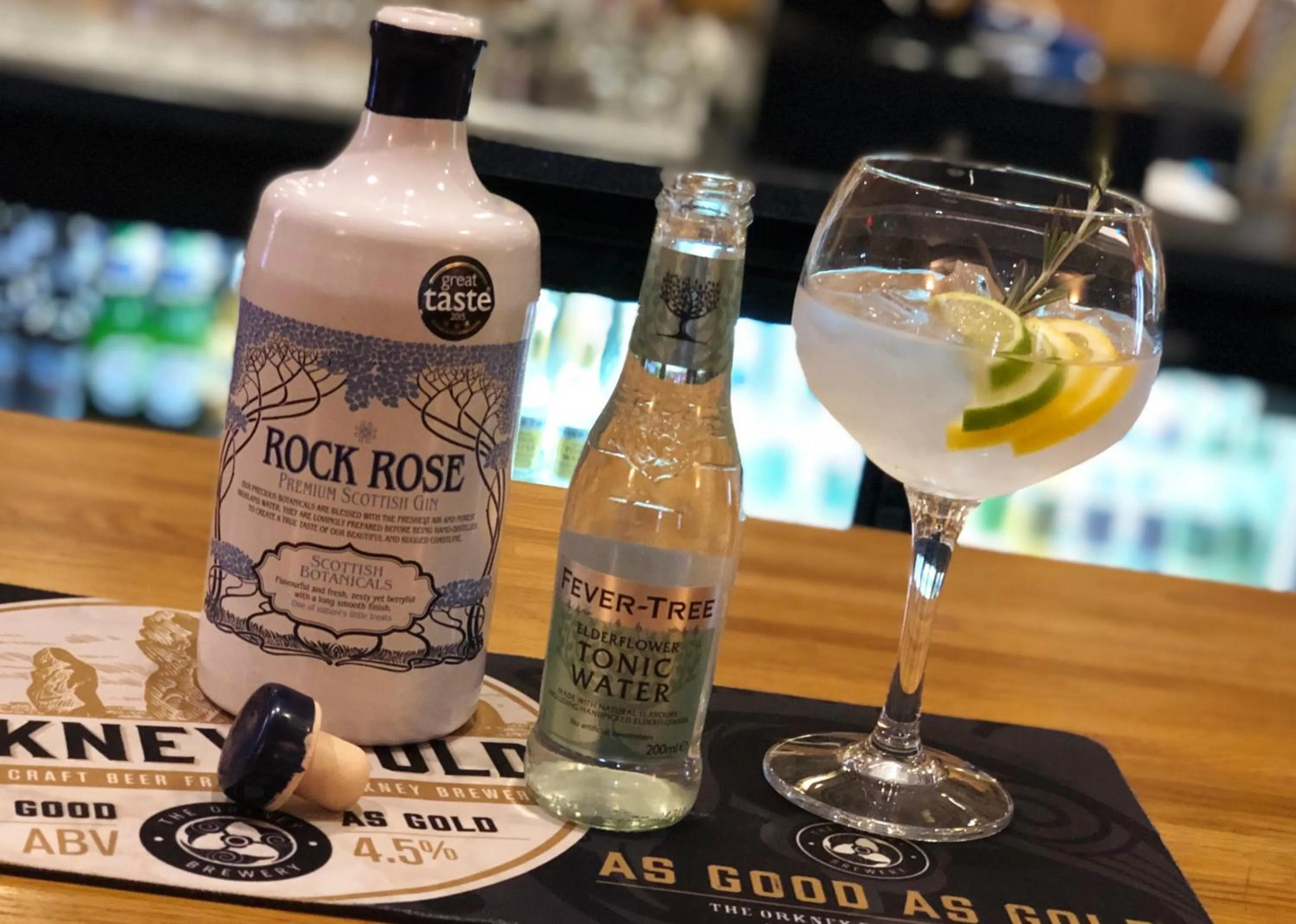 Drinks in Bettyhill Hotel