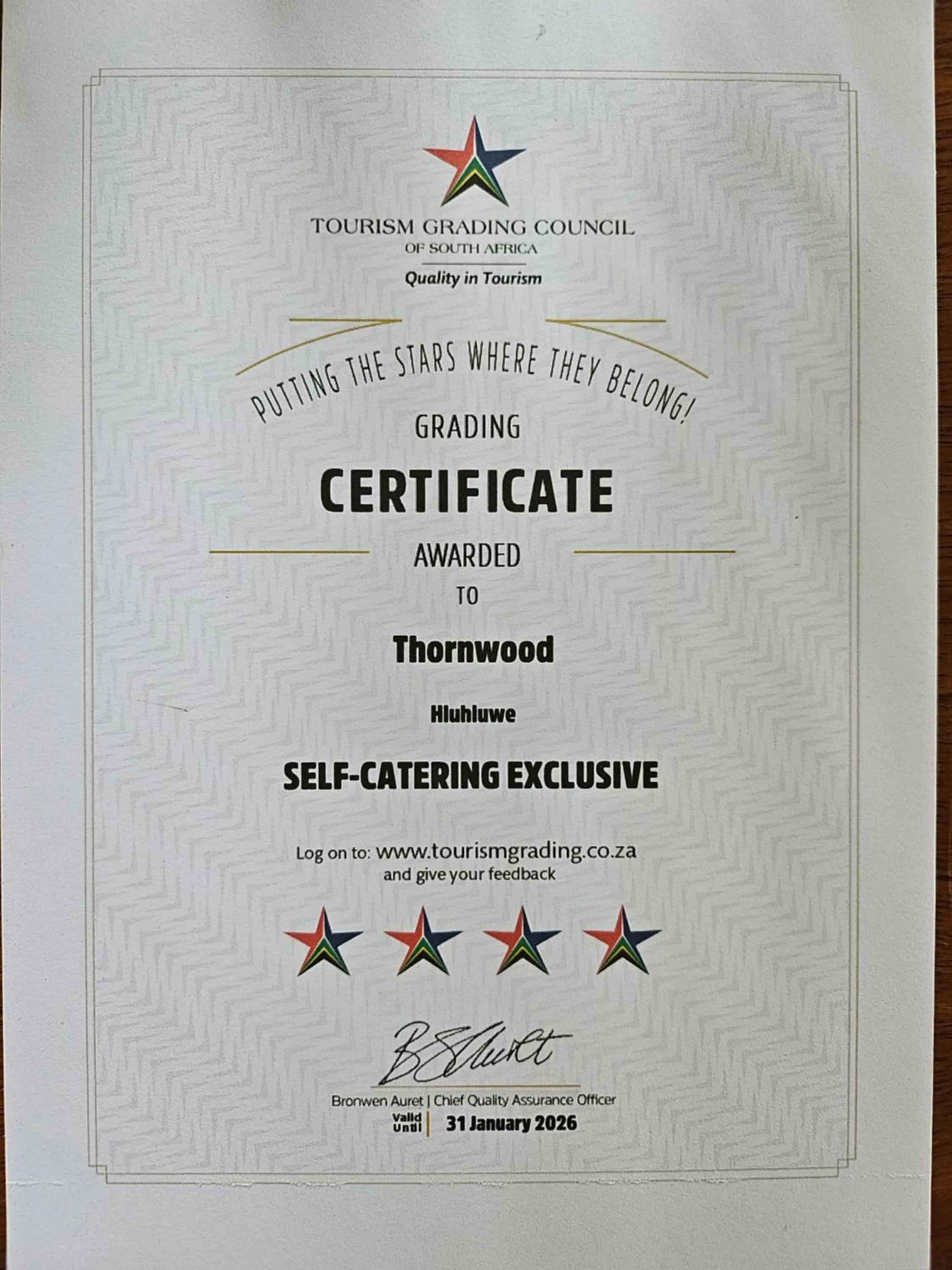 Certificate/Award in Thornwood