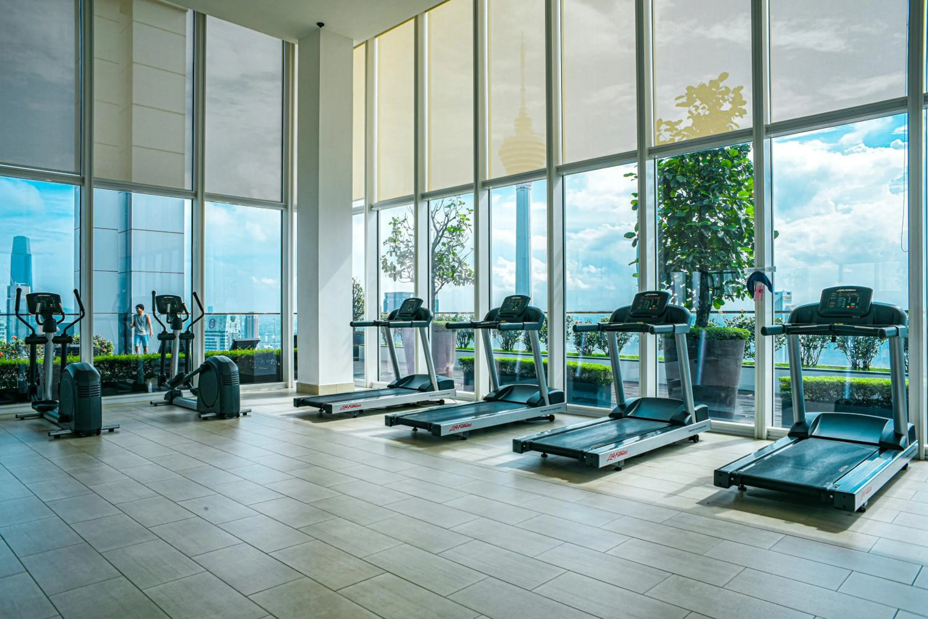 Fitness centre/facilities in Sidemen Suites at Platinum KLCC