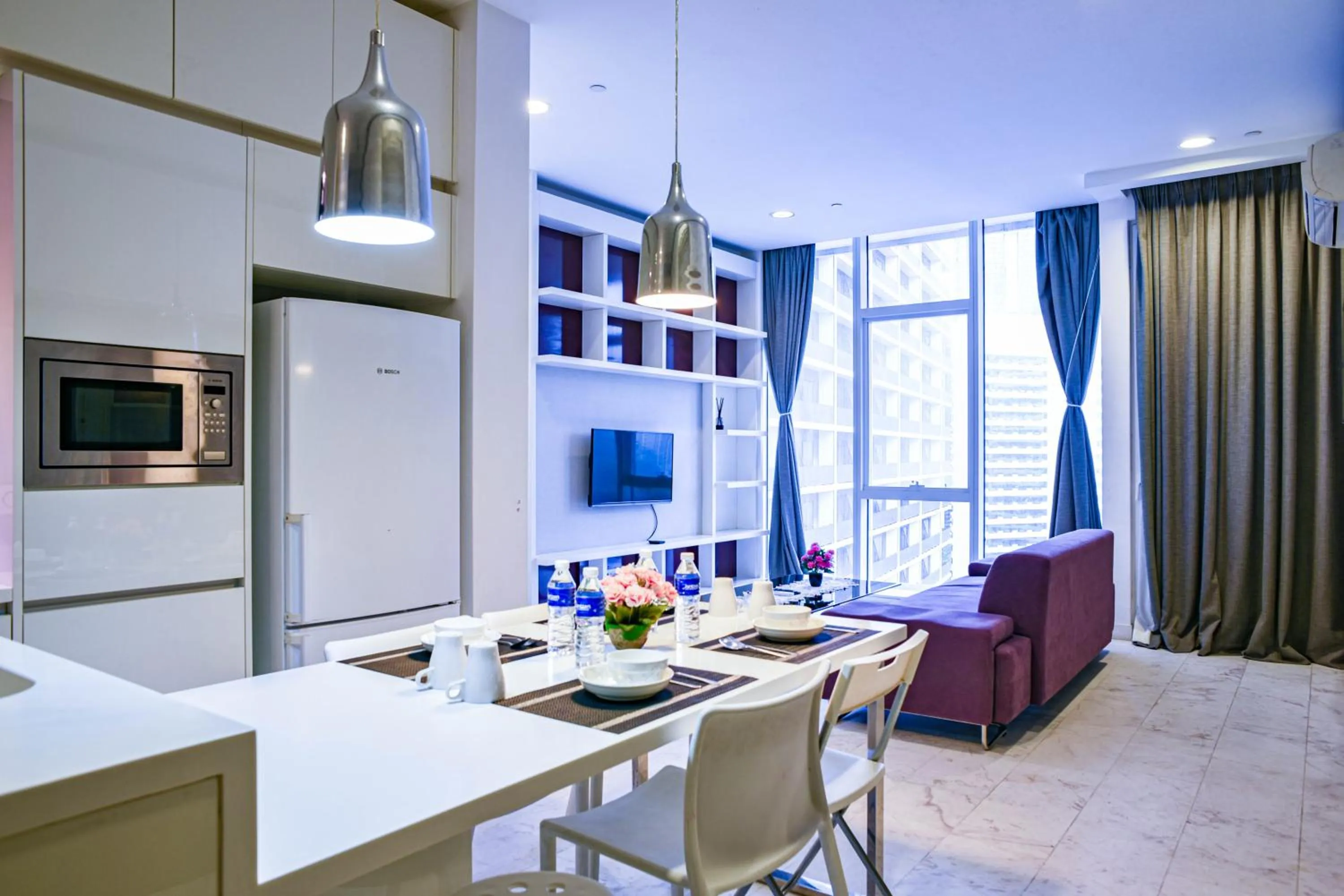 Dining area in Sidemen Suites at Platinum KLCC