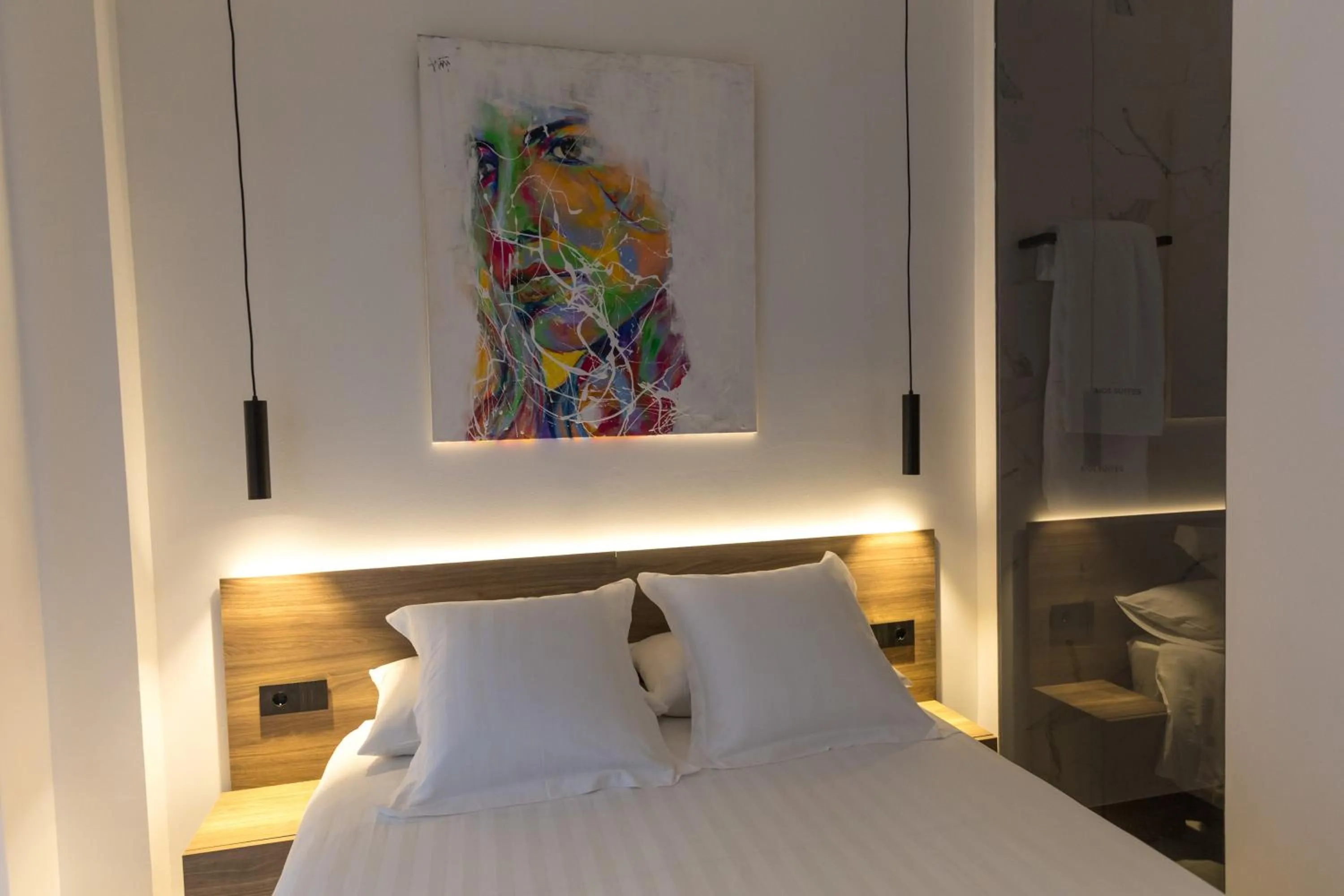 Bed in RÍOS SUITES Tudela