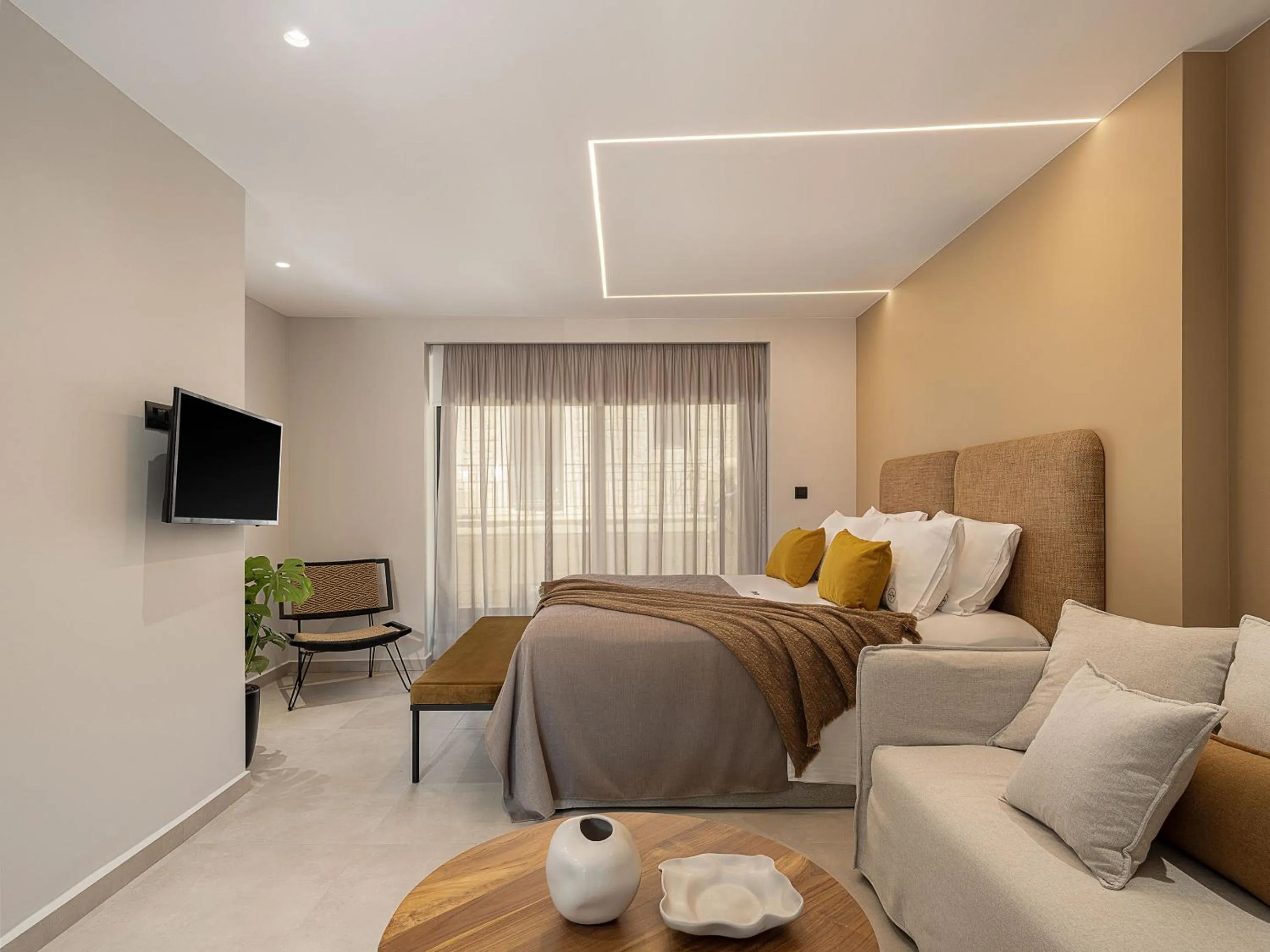 Bed in Theta Boutique Hotel