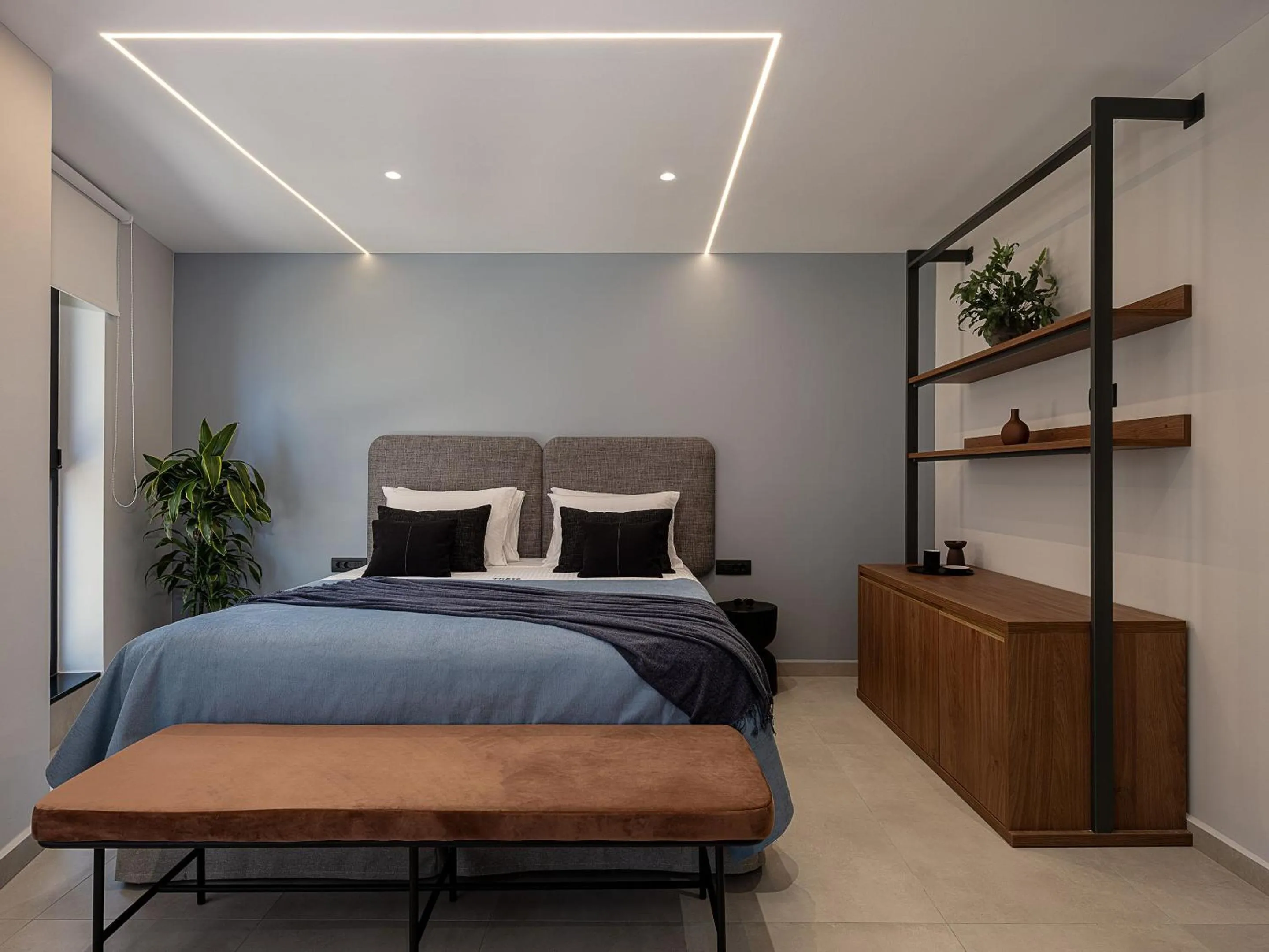 Bed in Theta Boutique Hotel