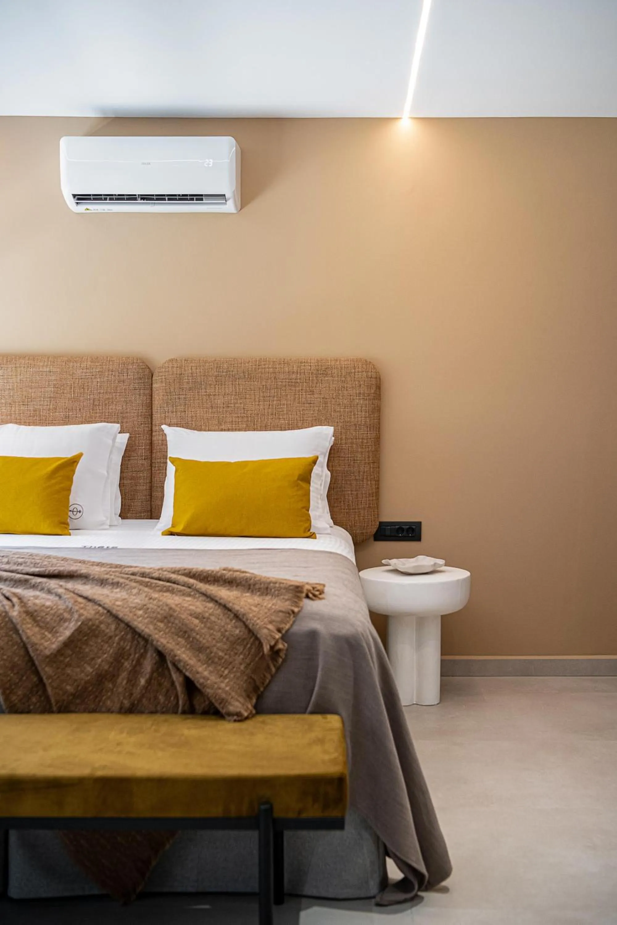 Bed in Theta Boutique Hotel