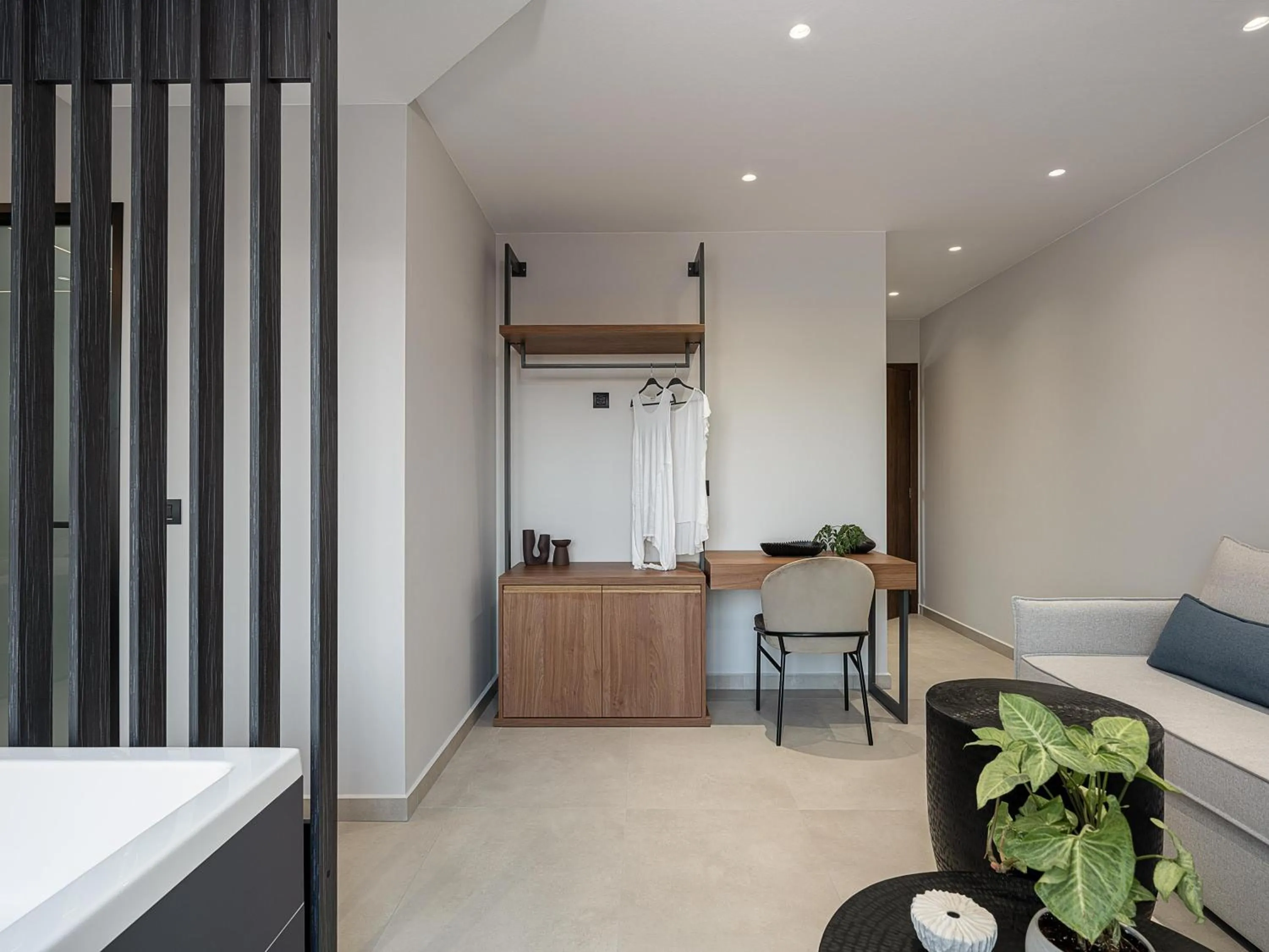 Living room in Theta Boutique Hotel