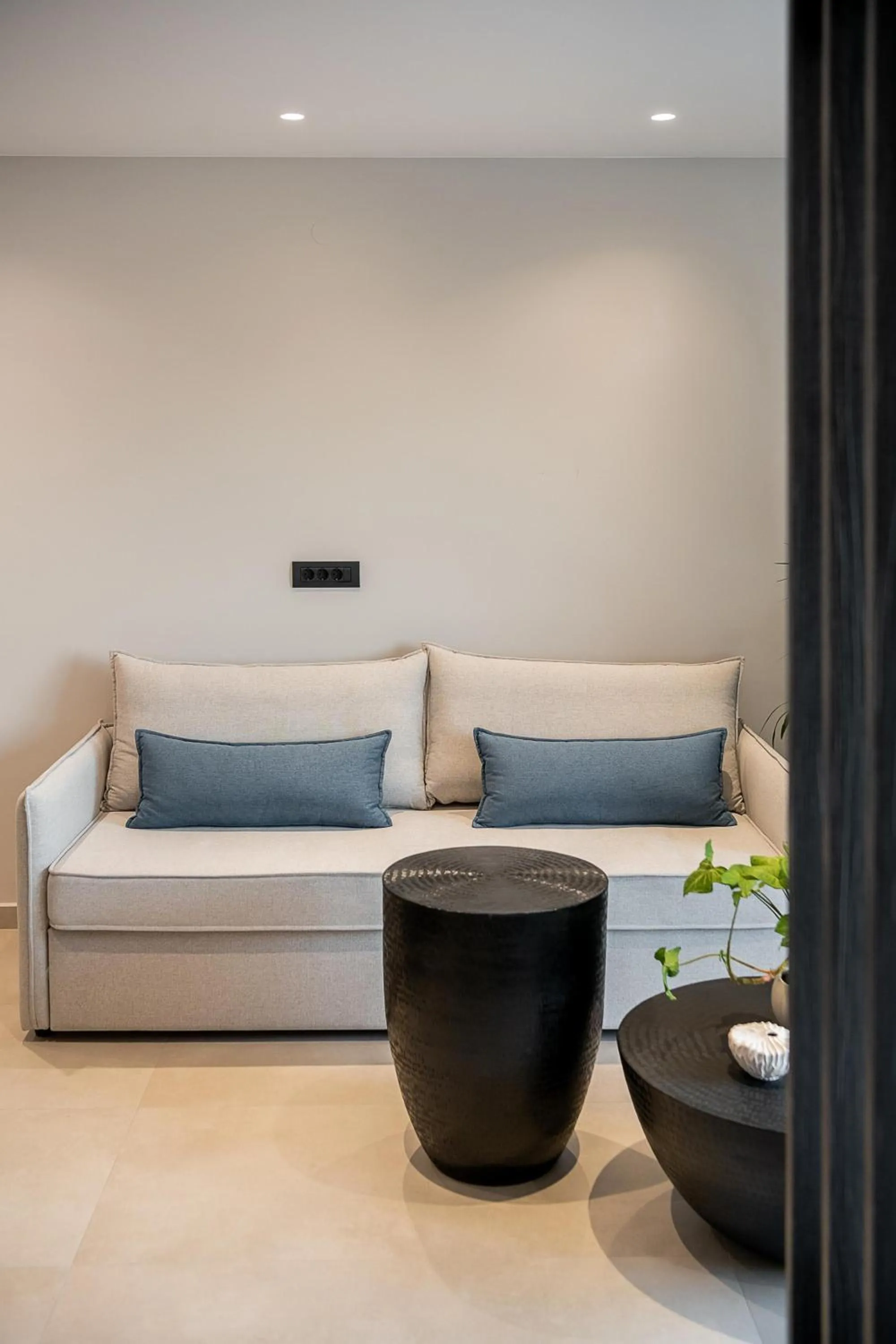 Living room in Theta Boutique Hotel