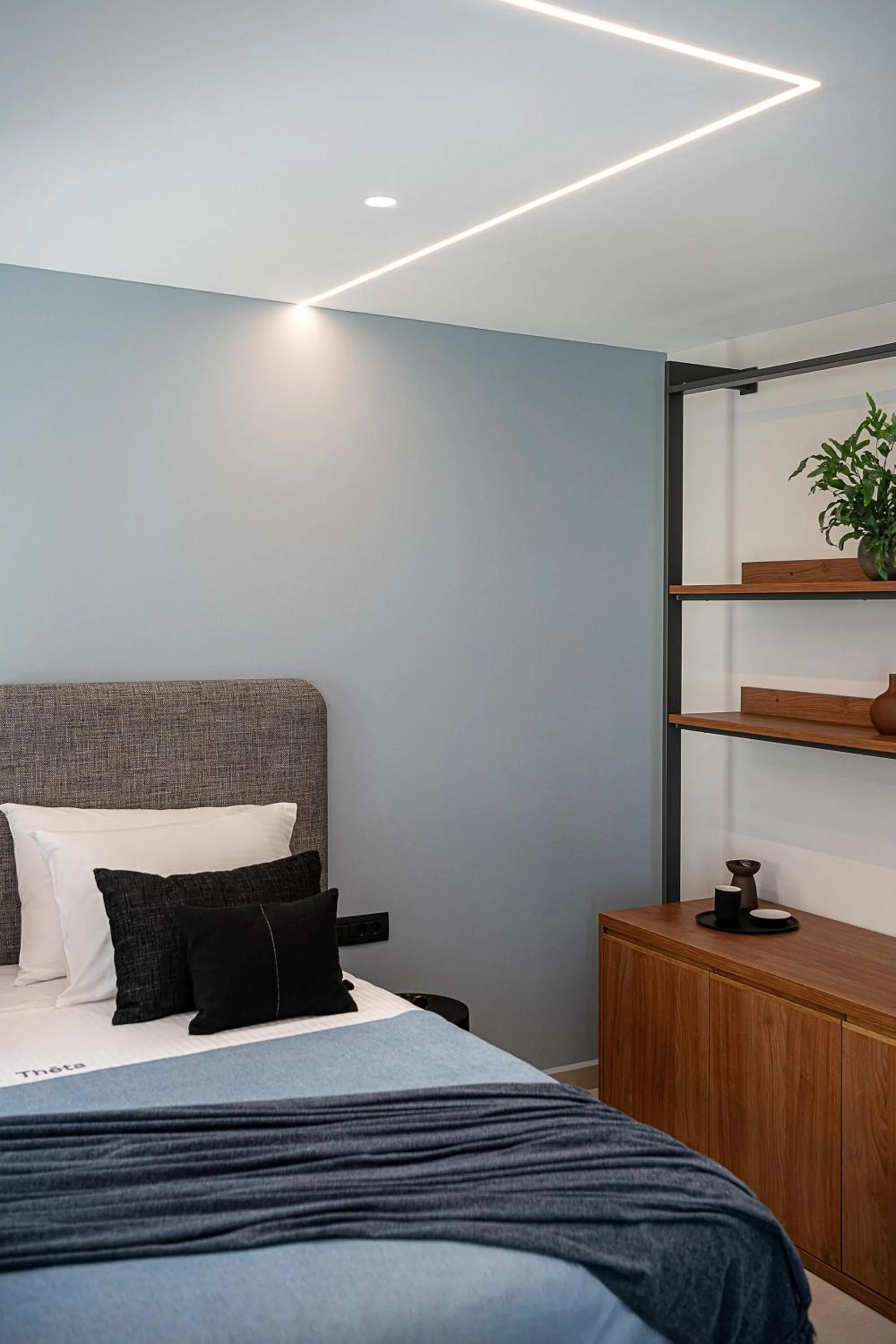 Bed in Theta Boutique Hotel