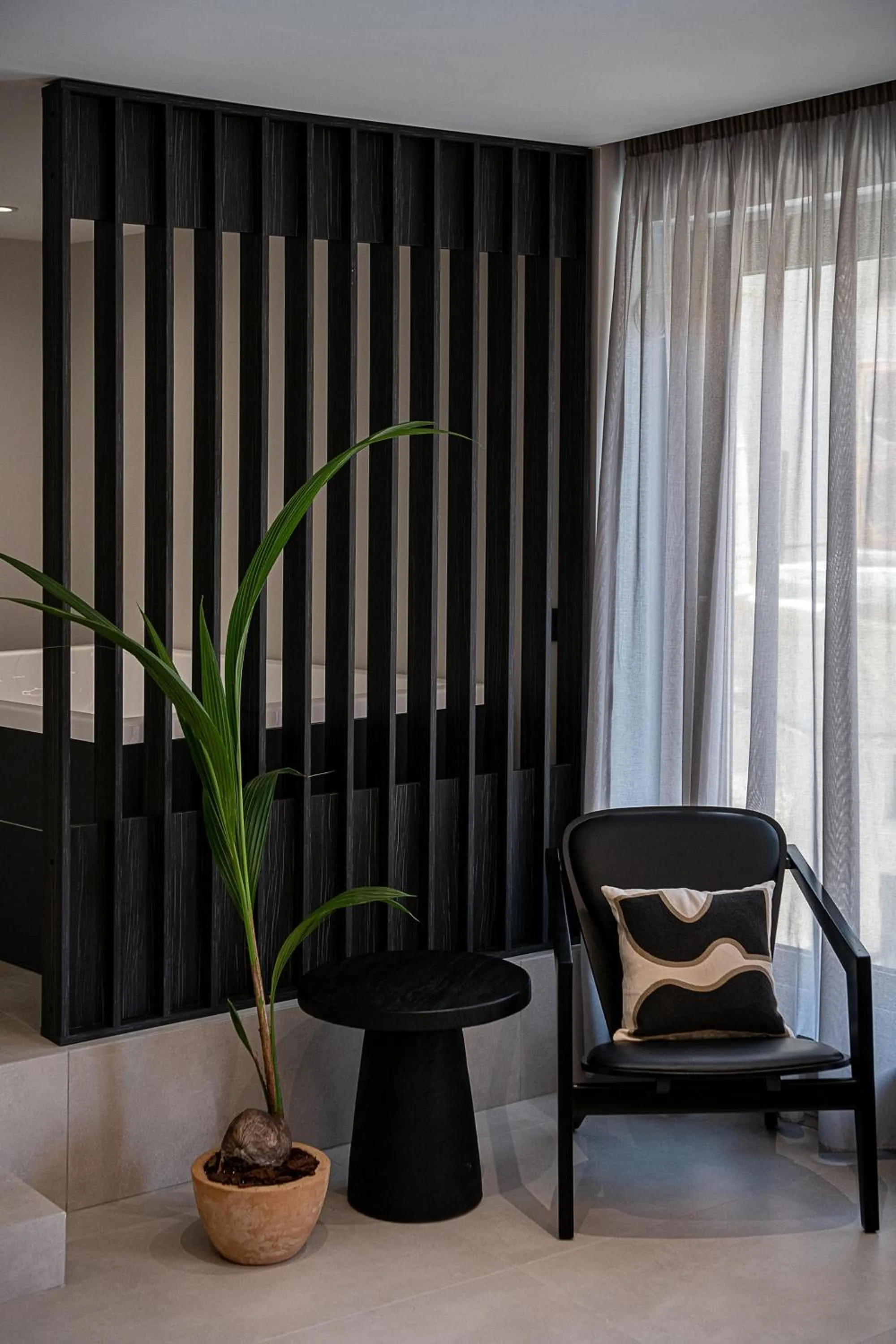 Seating area in Theta Boutique Hotel