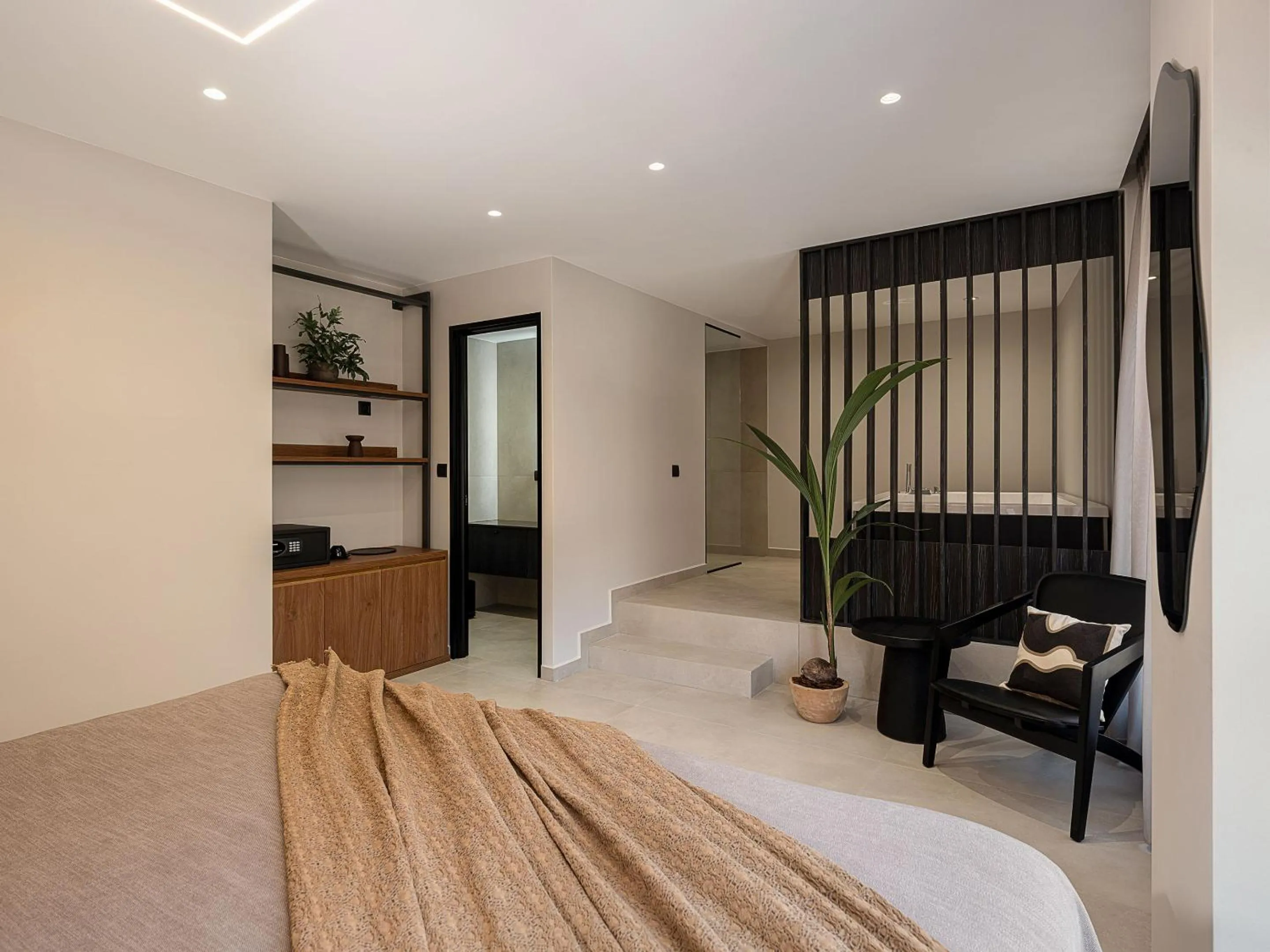 Bed in Theta Boutique Hotel