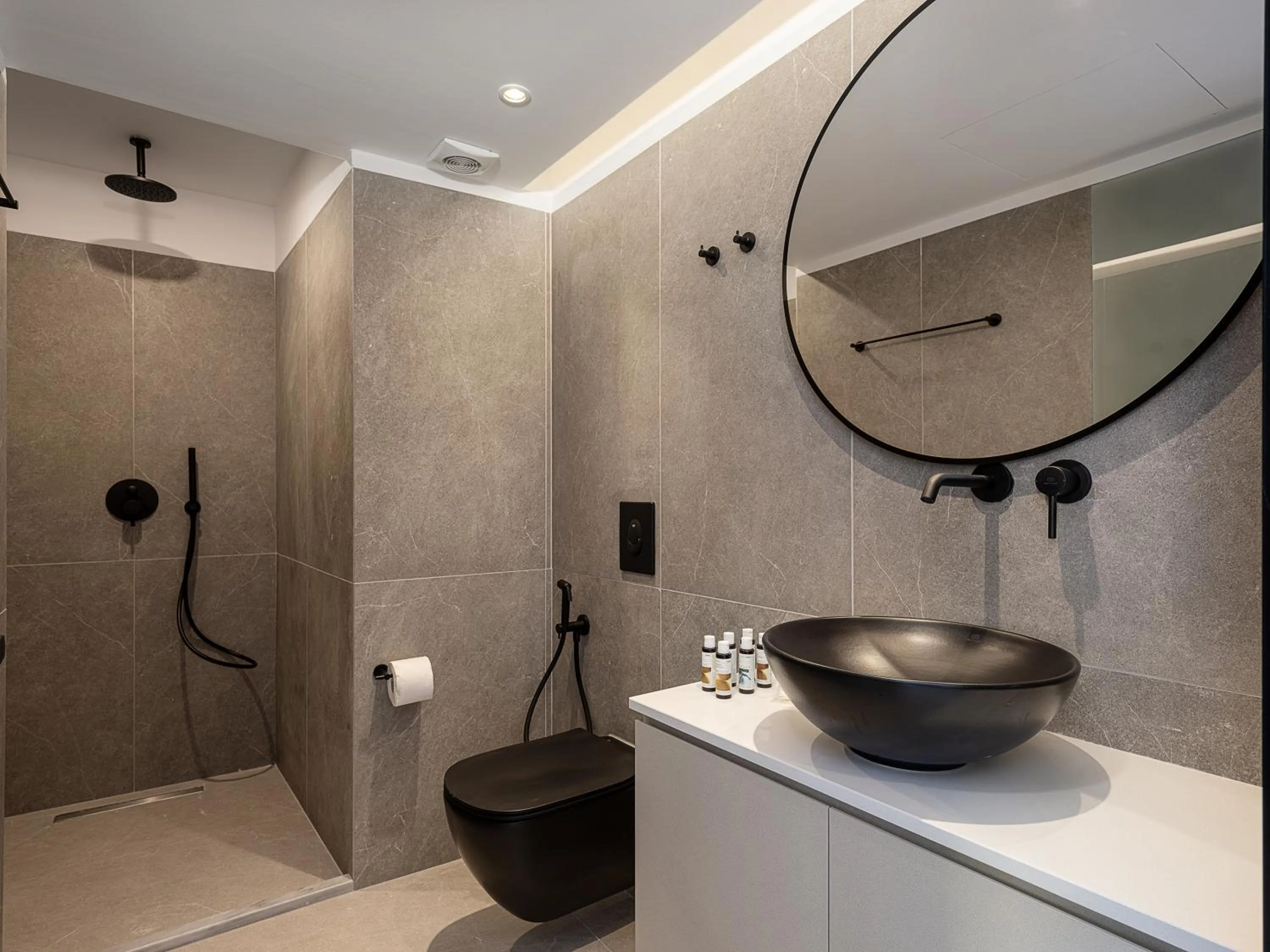 Shower in Theta Boutique Hotel