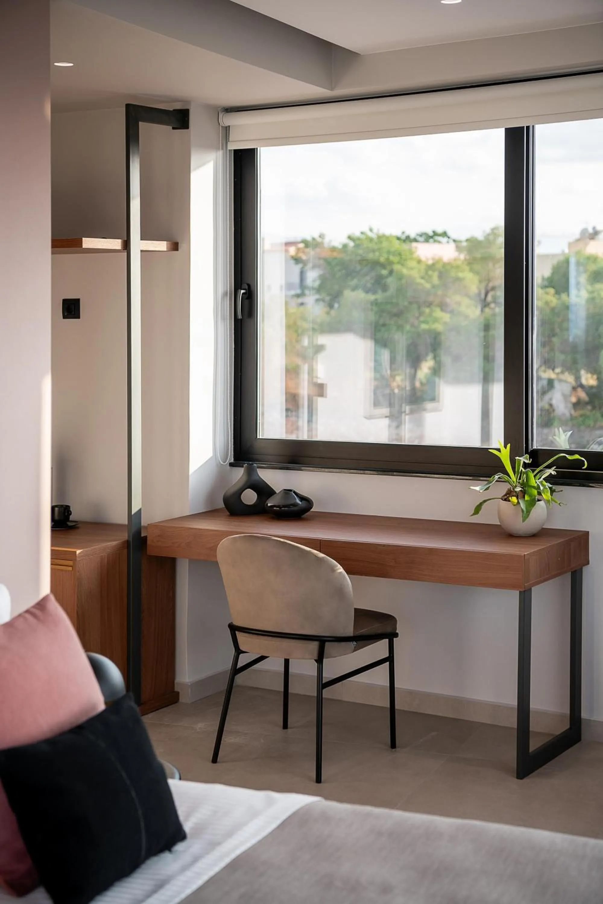 Seating area, Bed in Theta Boutique Hotel