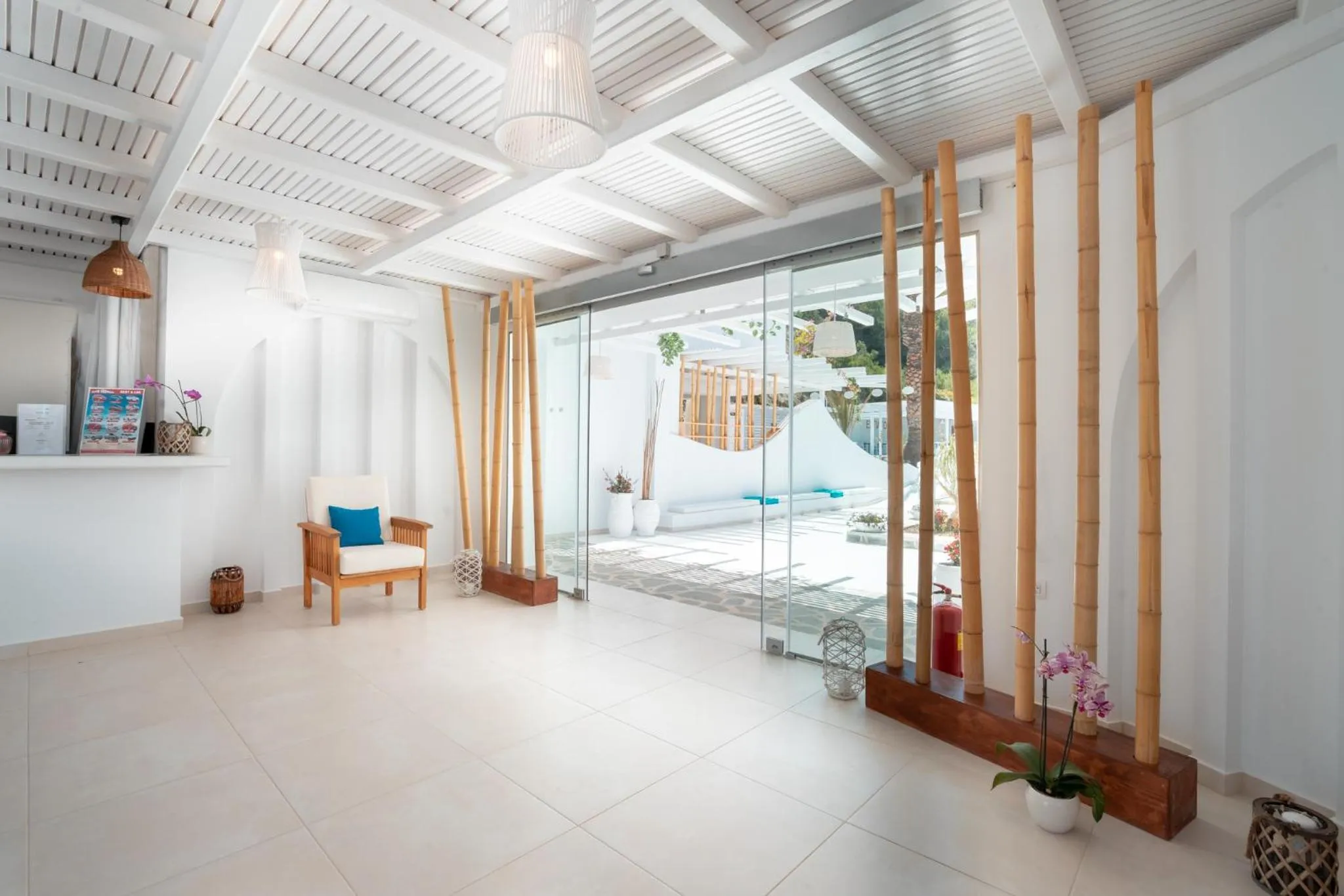 Lobby or reception, Bed in Aloe Hotel - Adults Only