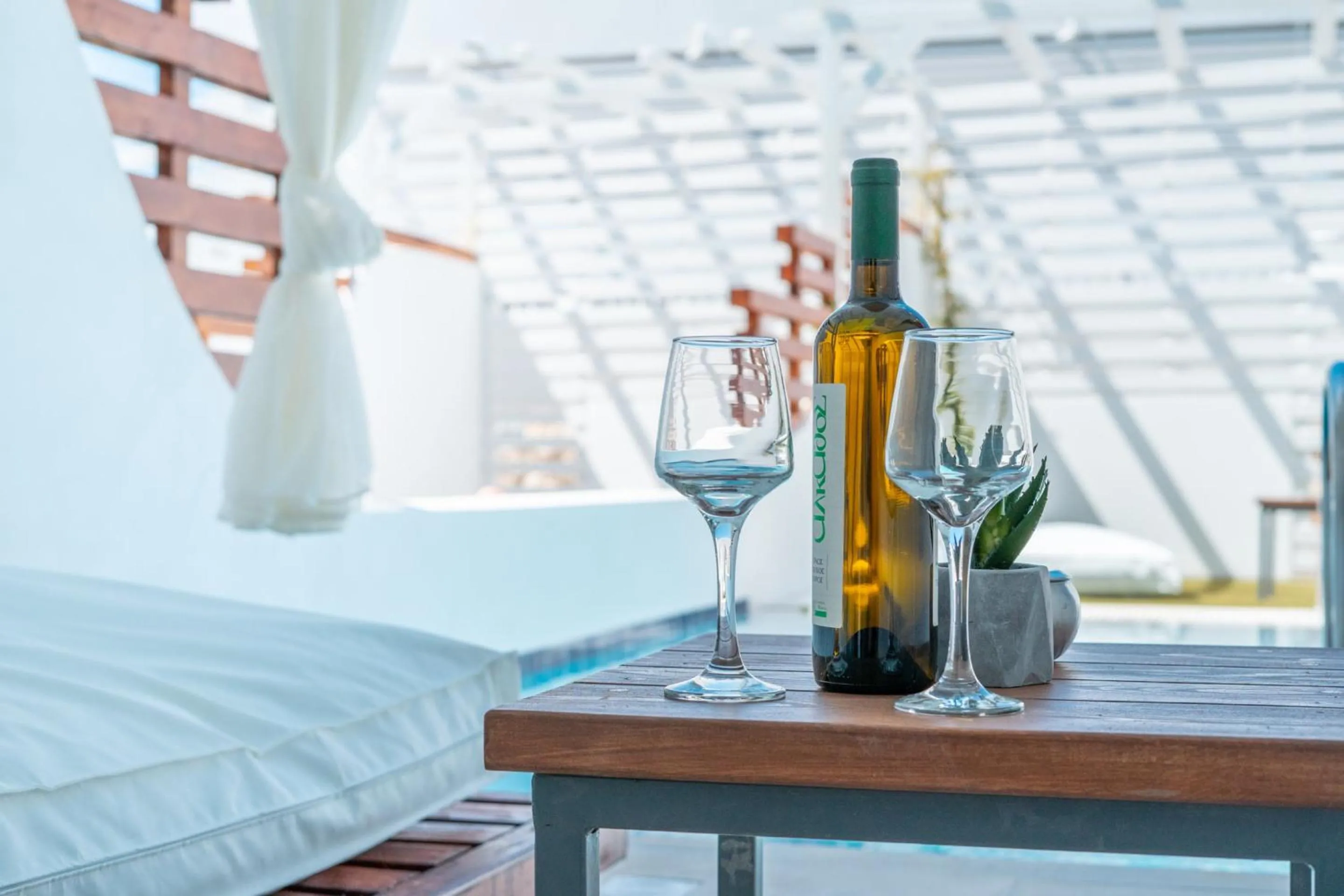 View (from property/room), Bed in Aloe Hotel - Adults Only