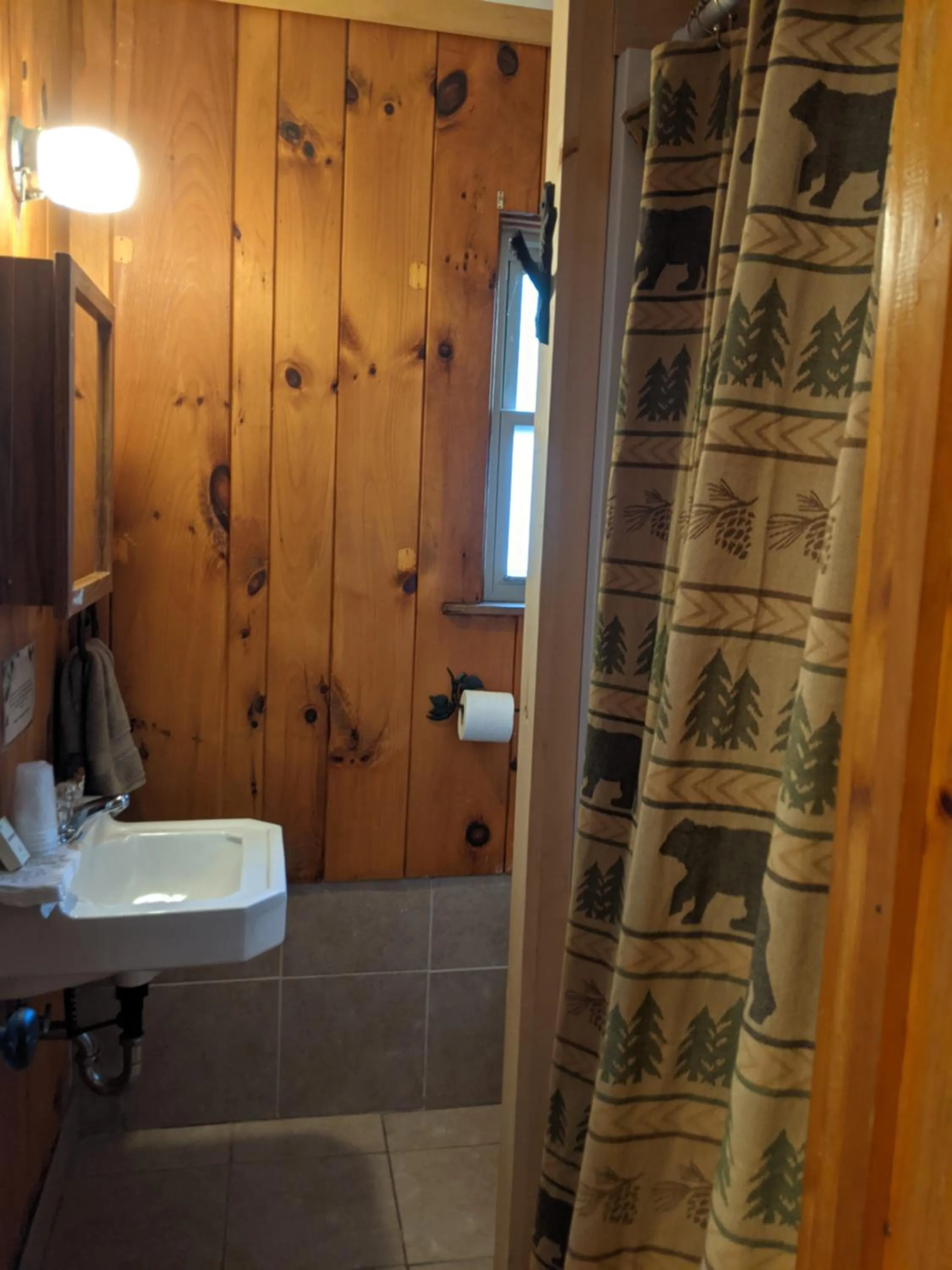Bathroom in Adirondack Diamond Point Lodge