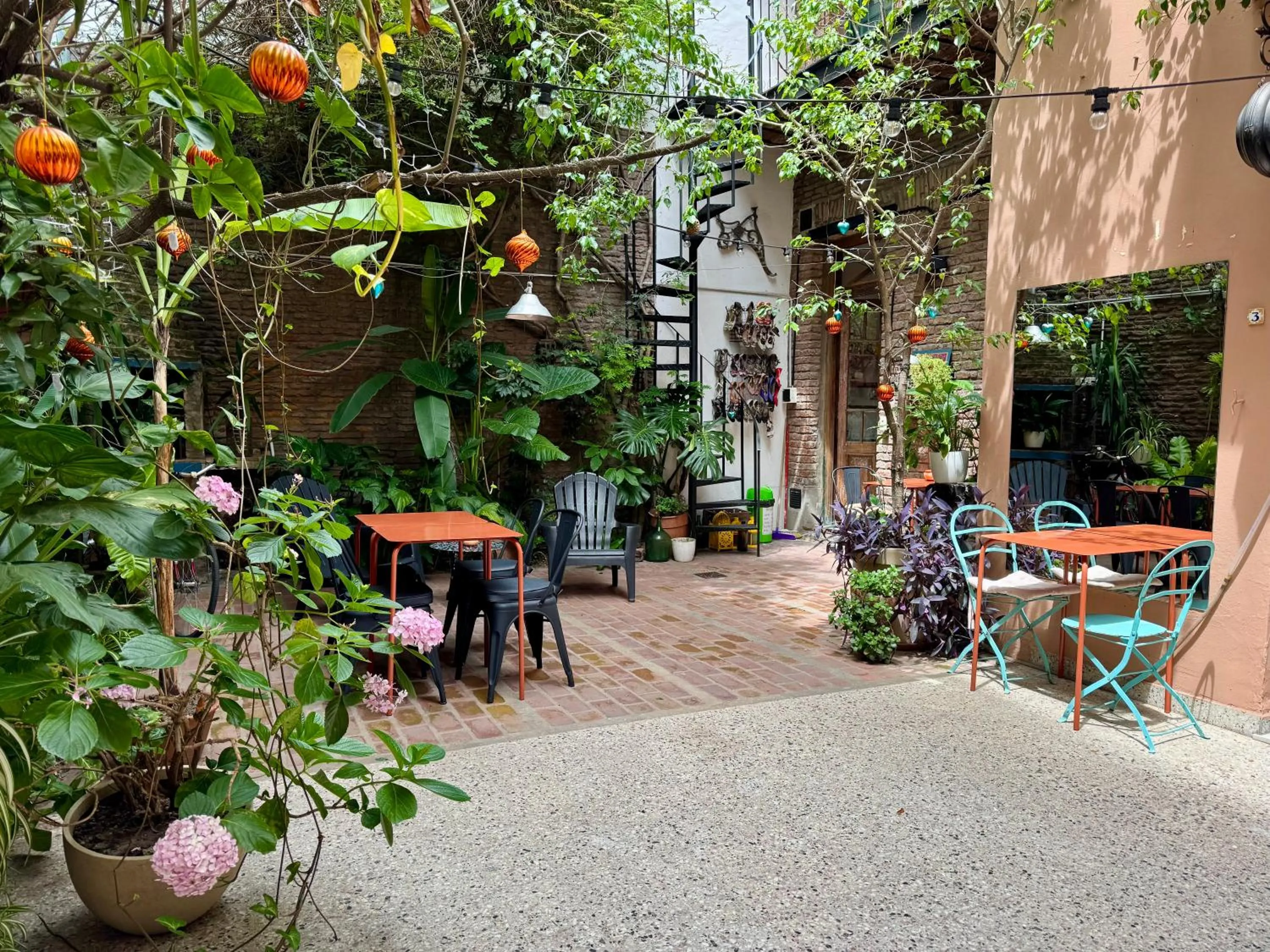 Patio in Lina's Tango Guesthouse