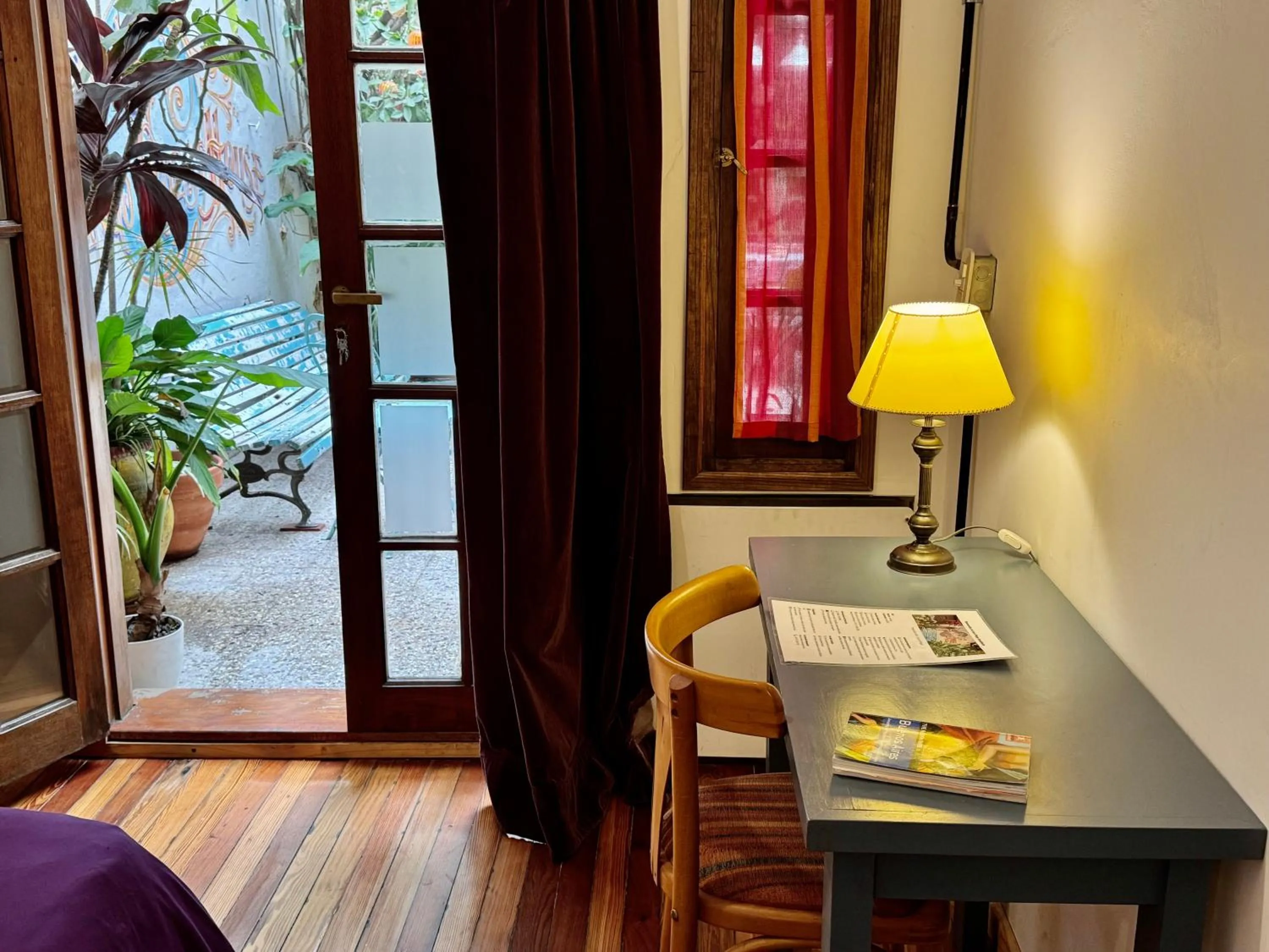 Inner courtyard view in Lina's Tango Guesthouse