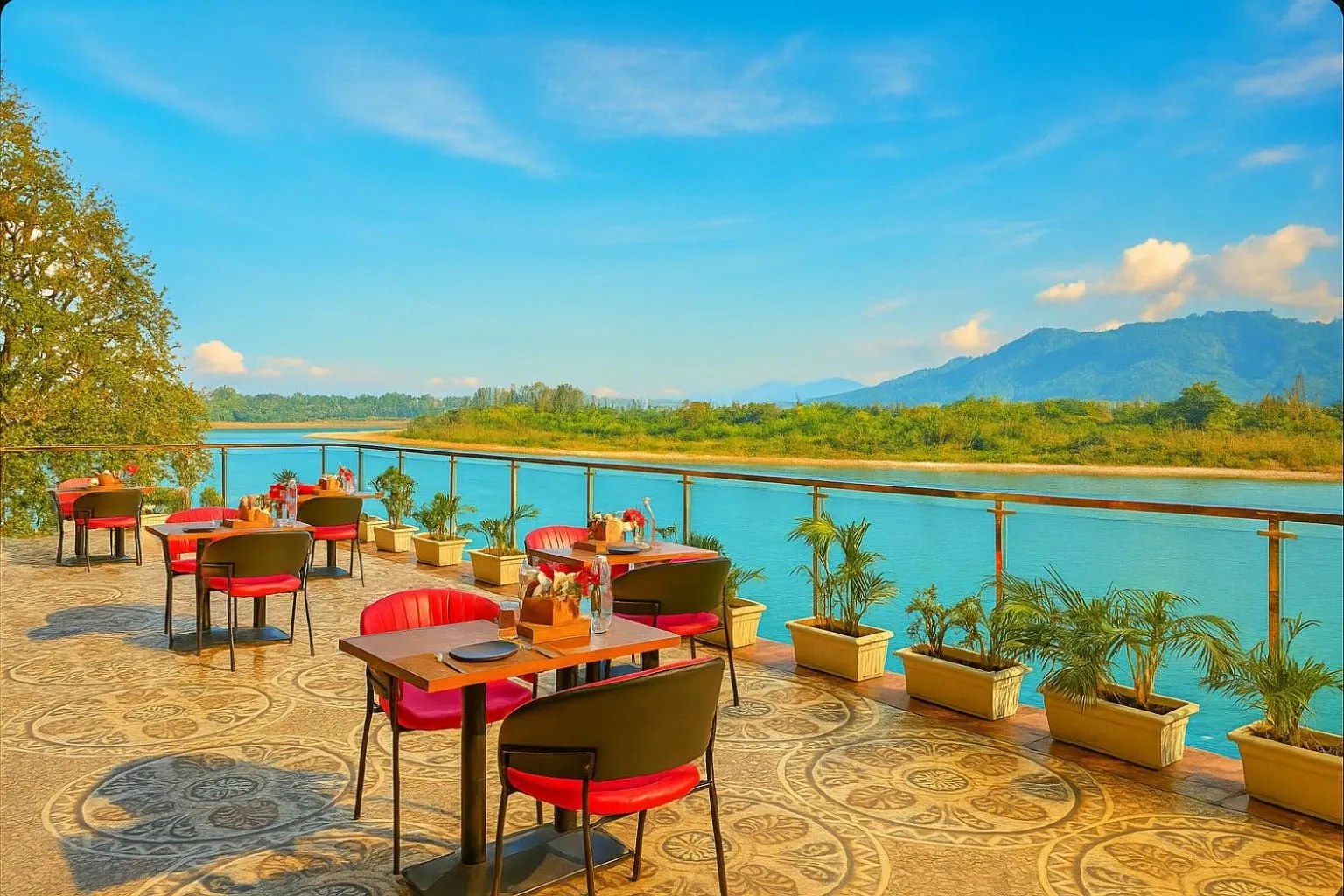 View (from property/room) in The Neeraj Naturecure - Ganga View