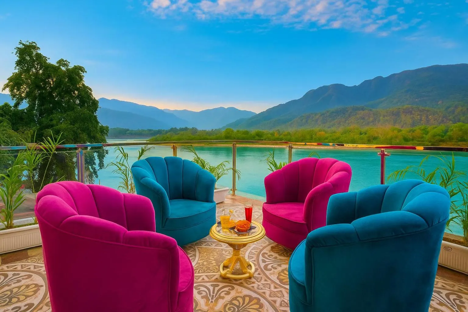 View (from property/room) in The Neeraj Naturecure - Ganga View