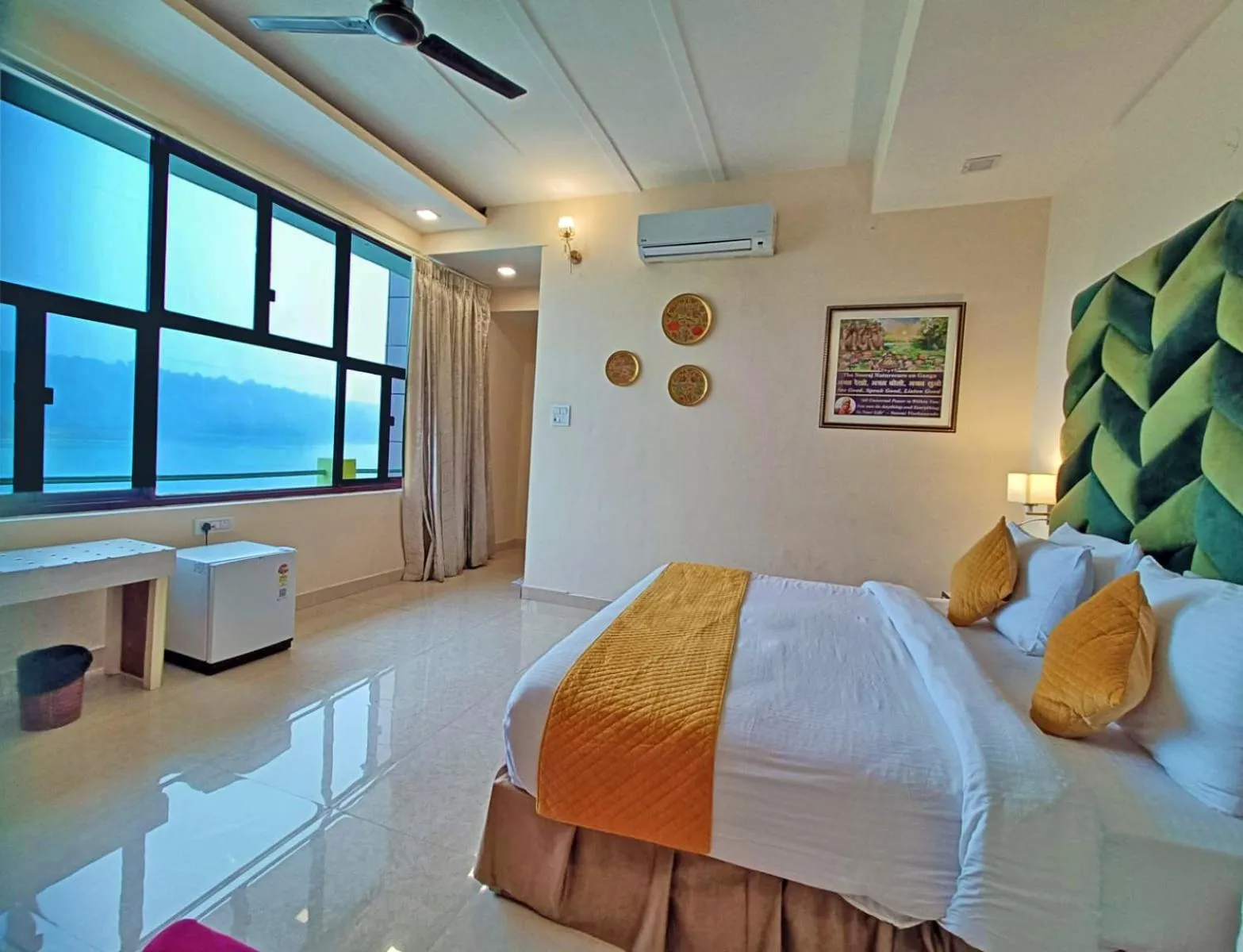 Property building, Bed in The Neeraj Naturecure - Ganga View