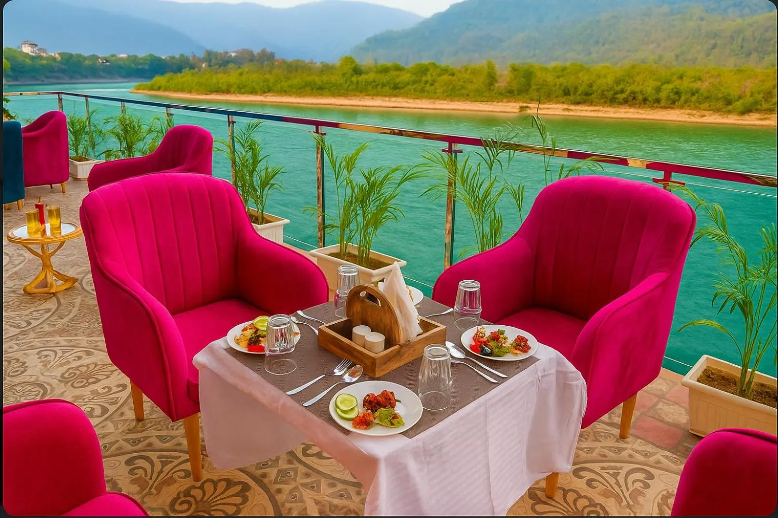 Day in The Neeraj Naturecure - Ganga View