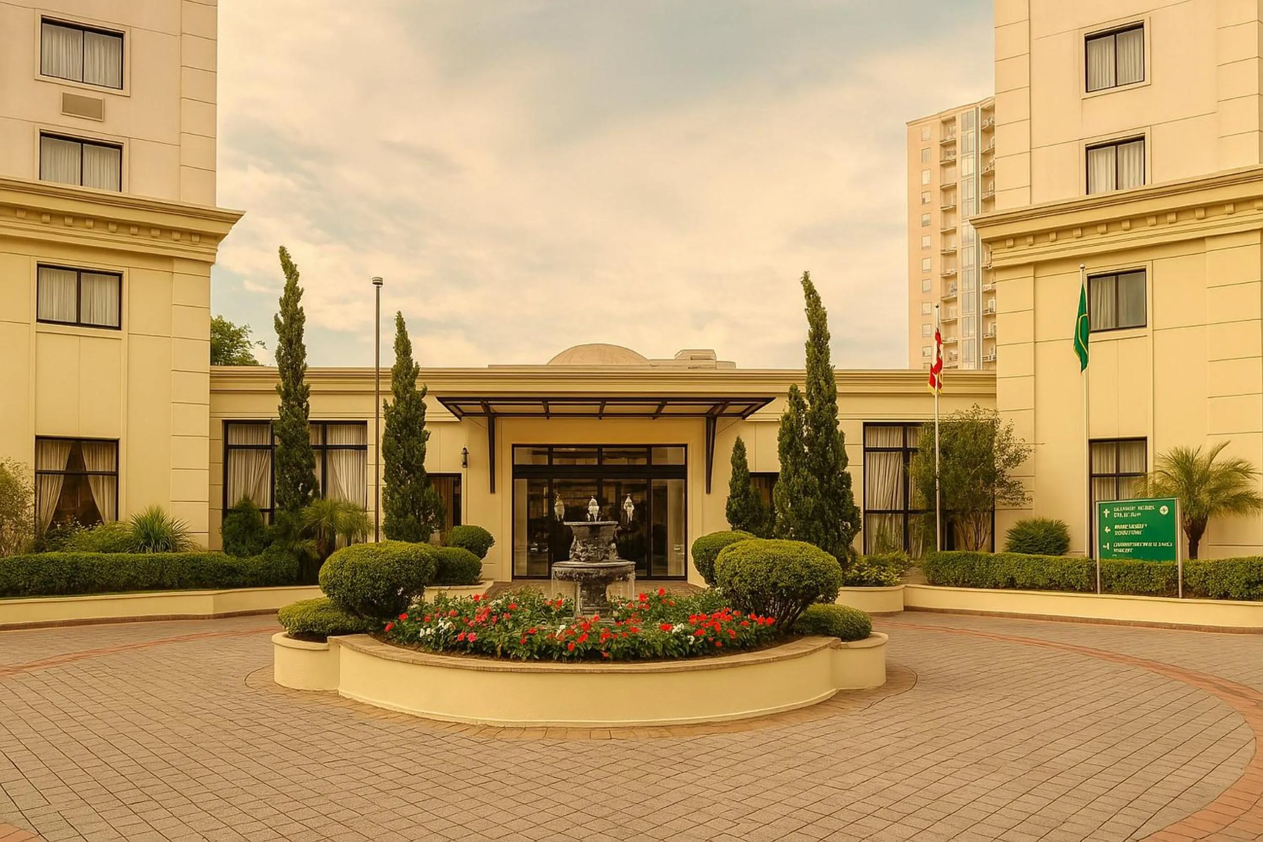 Property building in Elegance Suítes Alvorada