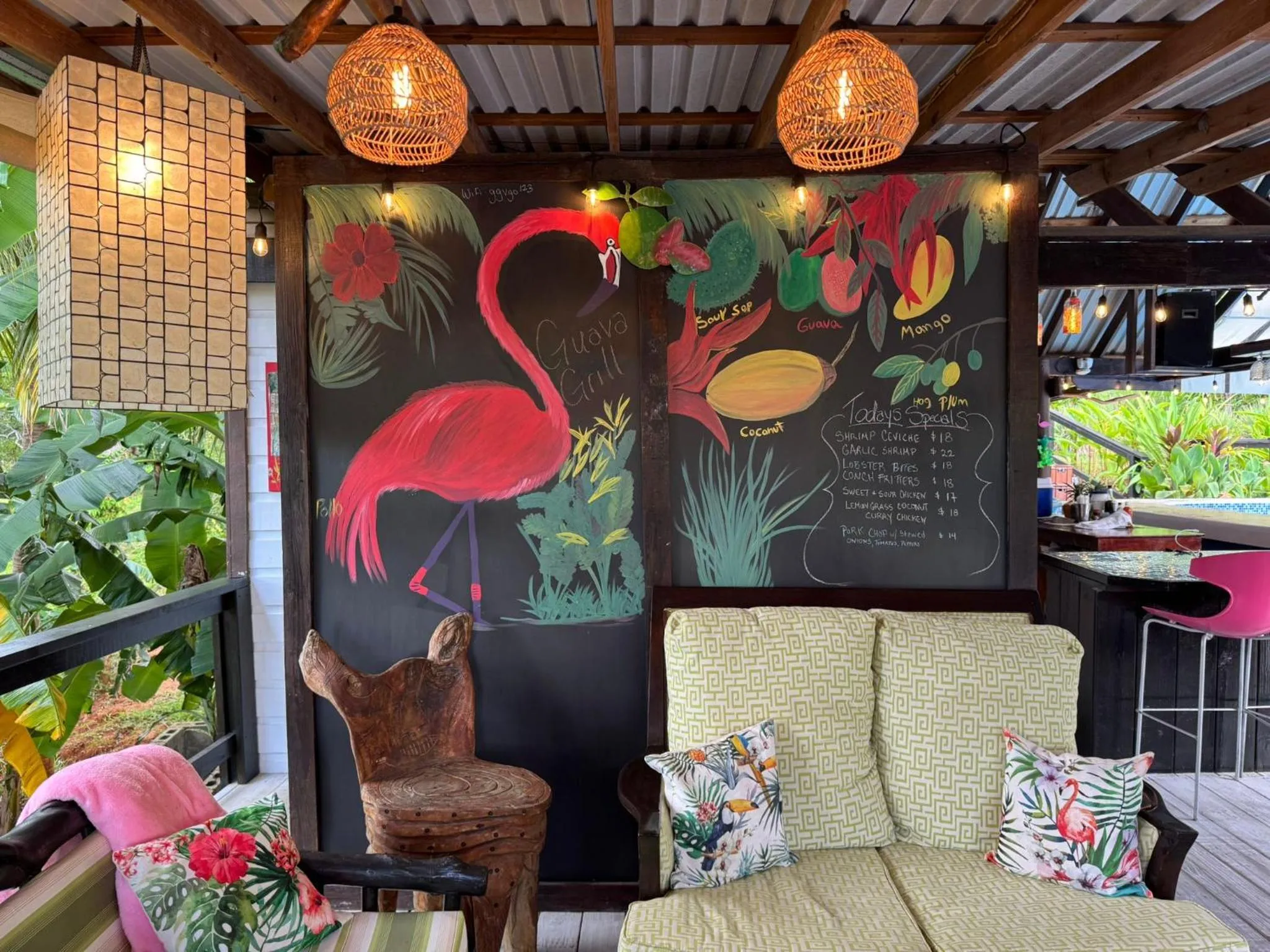 Communal lounge/ TV room in Guava Grove Resort & Villas