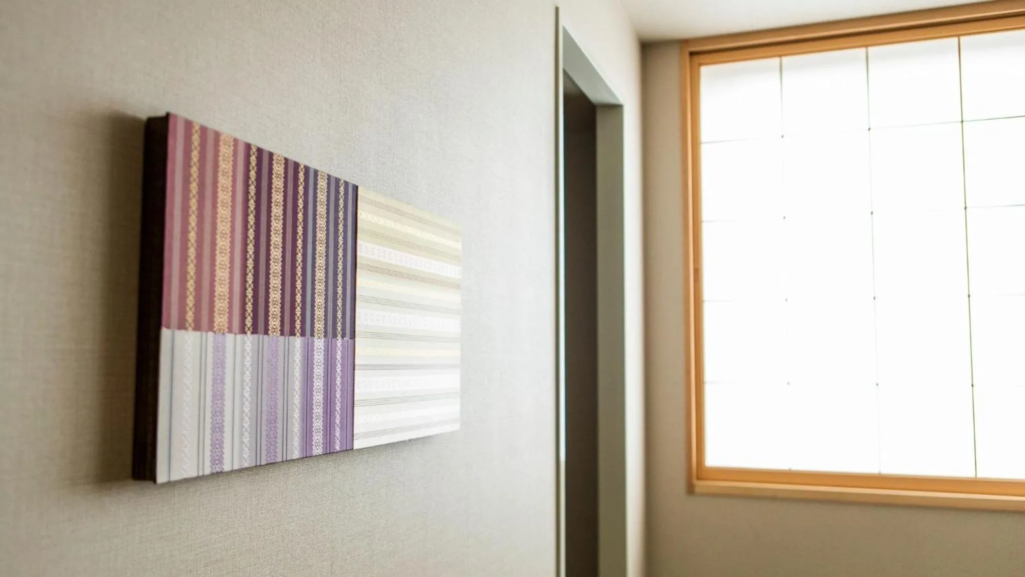 Decorative detail in ALPHABED INN Fukuoka Ohori Park