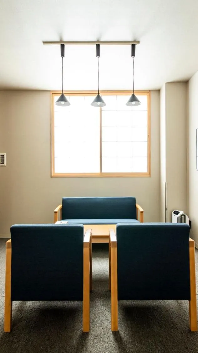 Living room in ALPHABED INN Fukuoka Ohori Park