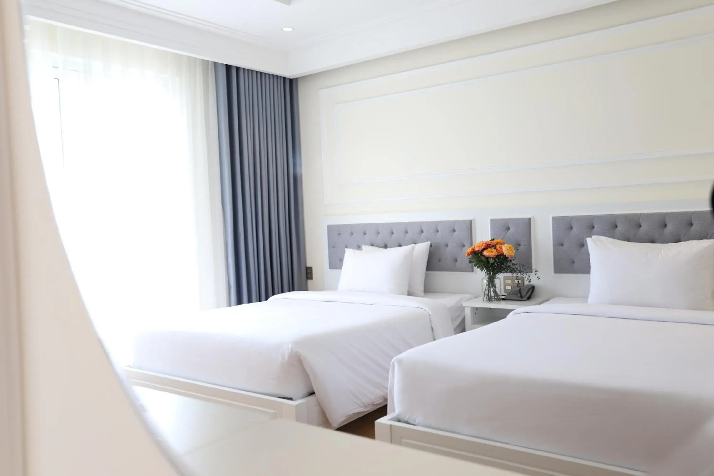 Twin Room with Balcony in Le Marais Hotel Dalat Twin Room with Balcony in Le Marais Hotel Dalat