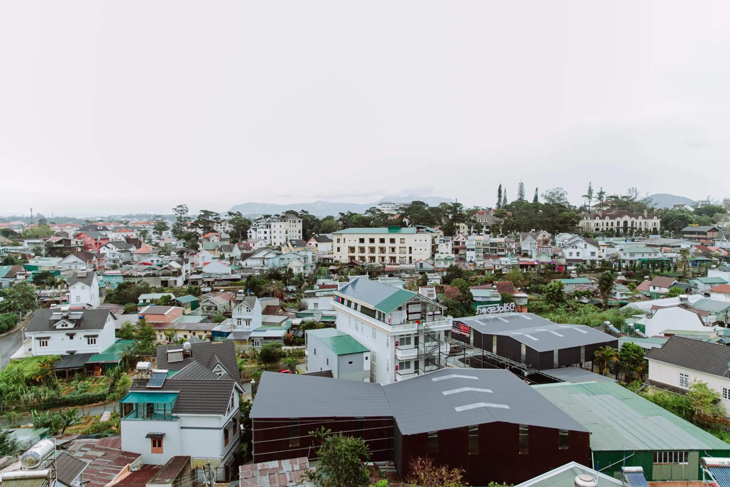 City view in Le Marais Hotel Dalat