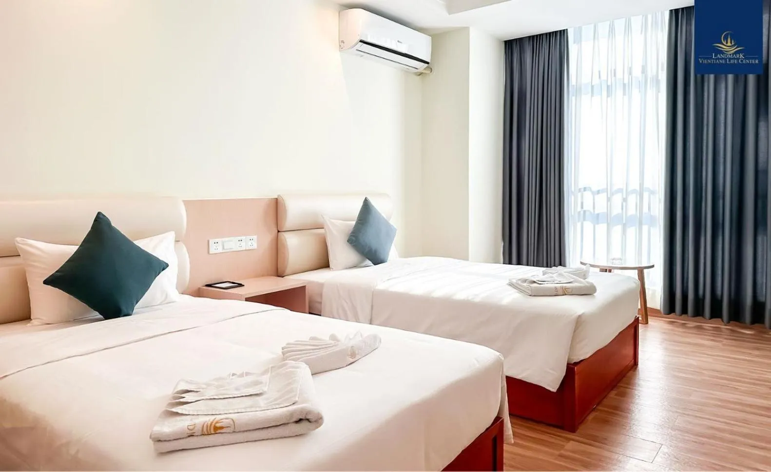 Bed in Landmark Vientiane Life Center